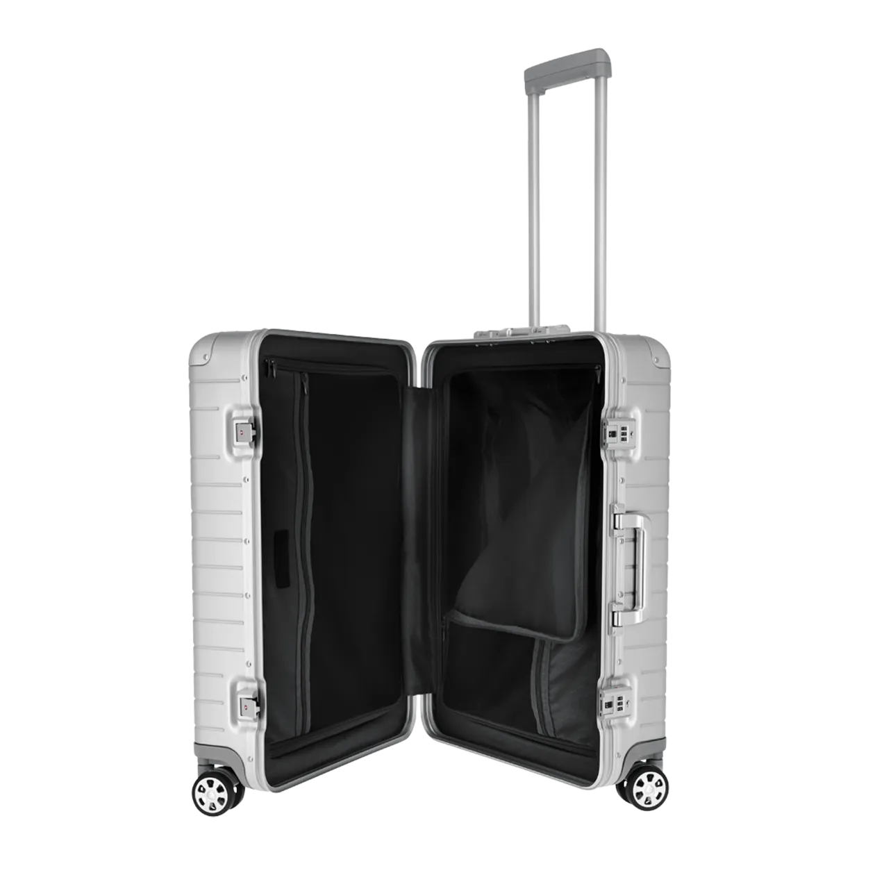 Lufthansa Aluminium Collection Trolley M, argento