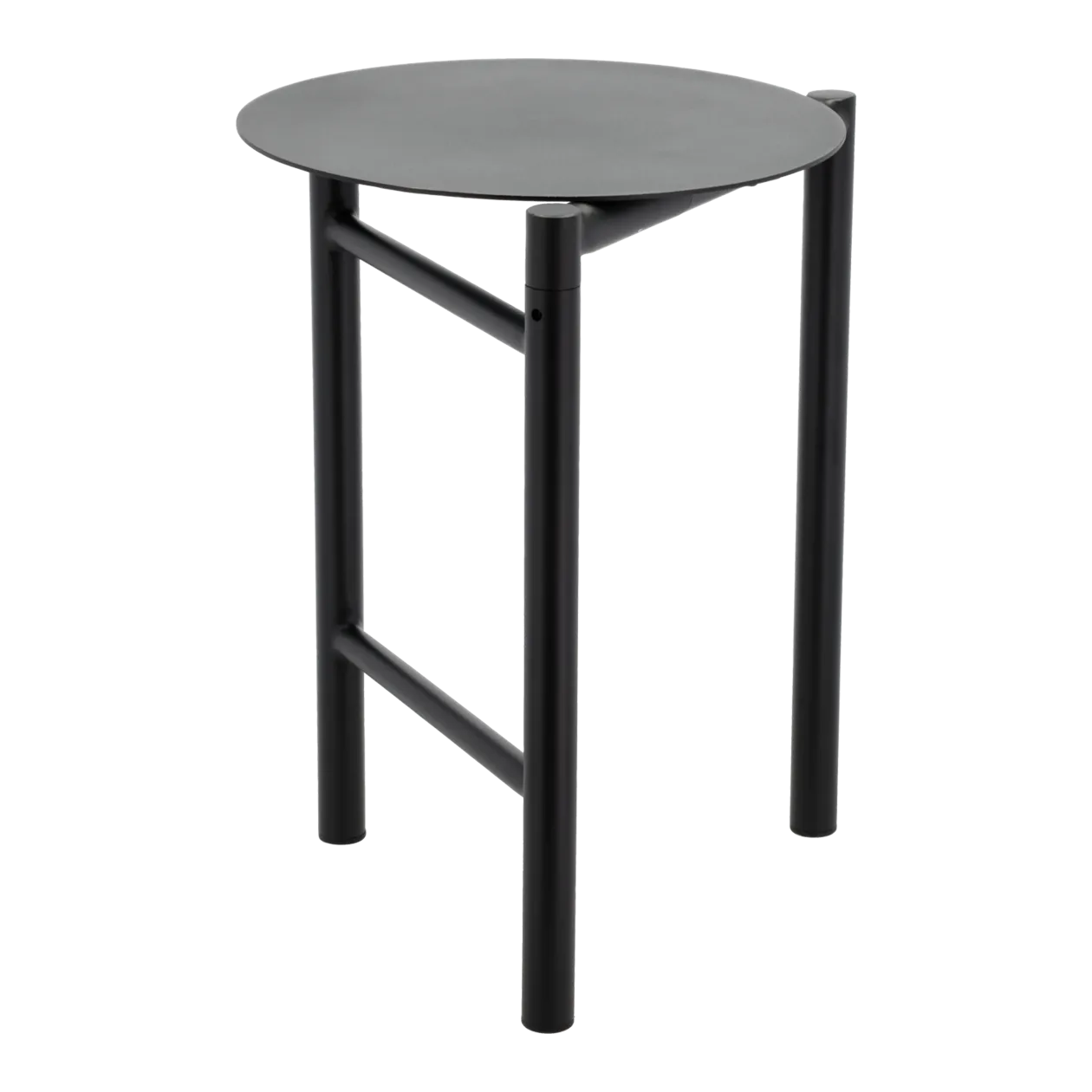 Zone Denmark Disc Tabouret pliant, noir