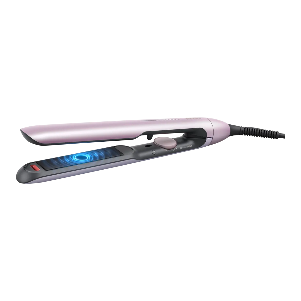 Philips ThermoShield Series 5000 Hair Straightener, Light Pink Metallic