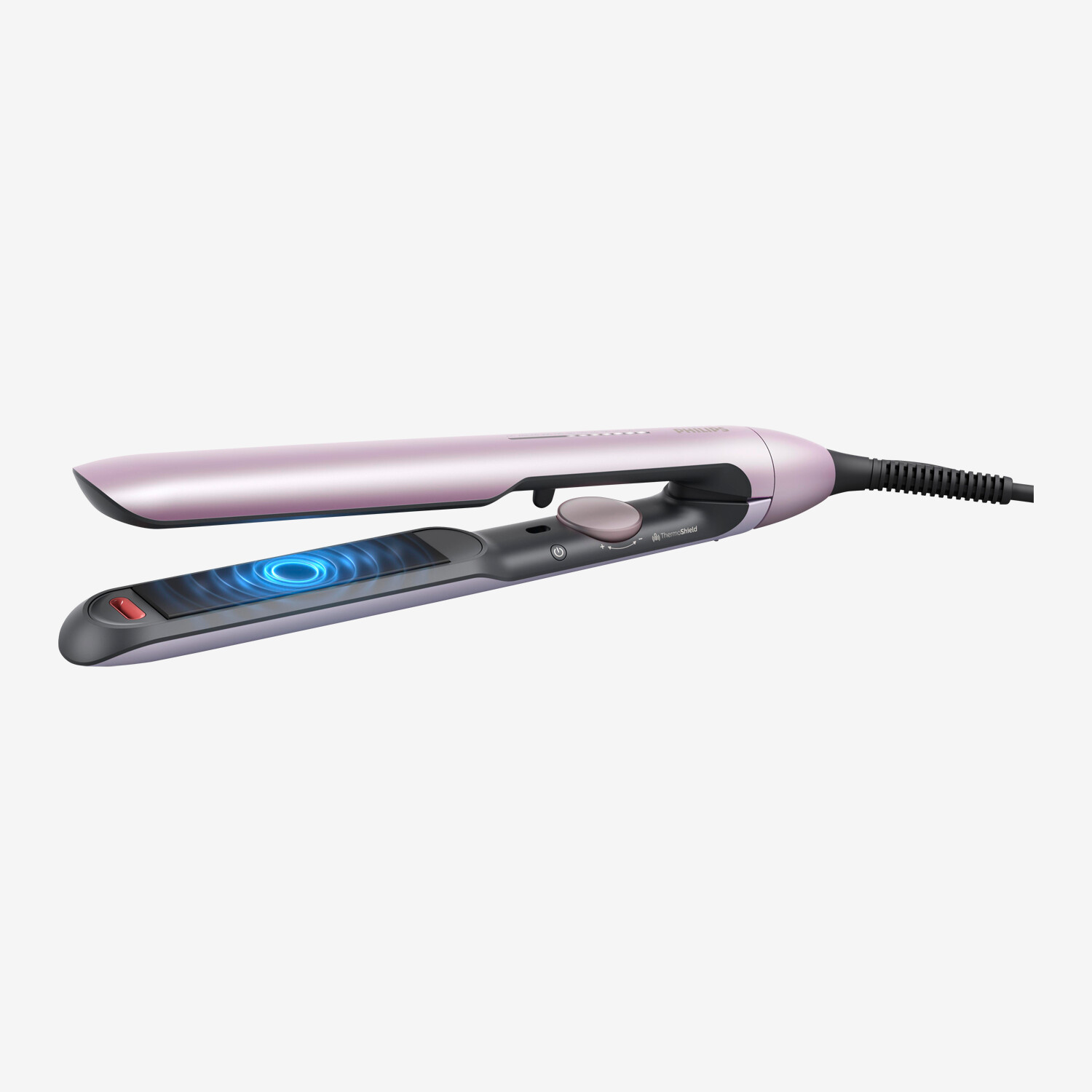 Philips ThermoShield Series 5000 Hair Straightener Light Pink Metallic Worldshop