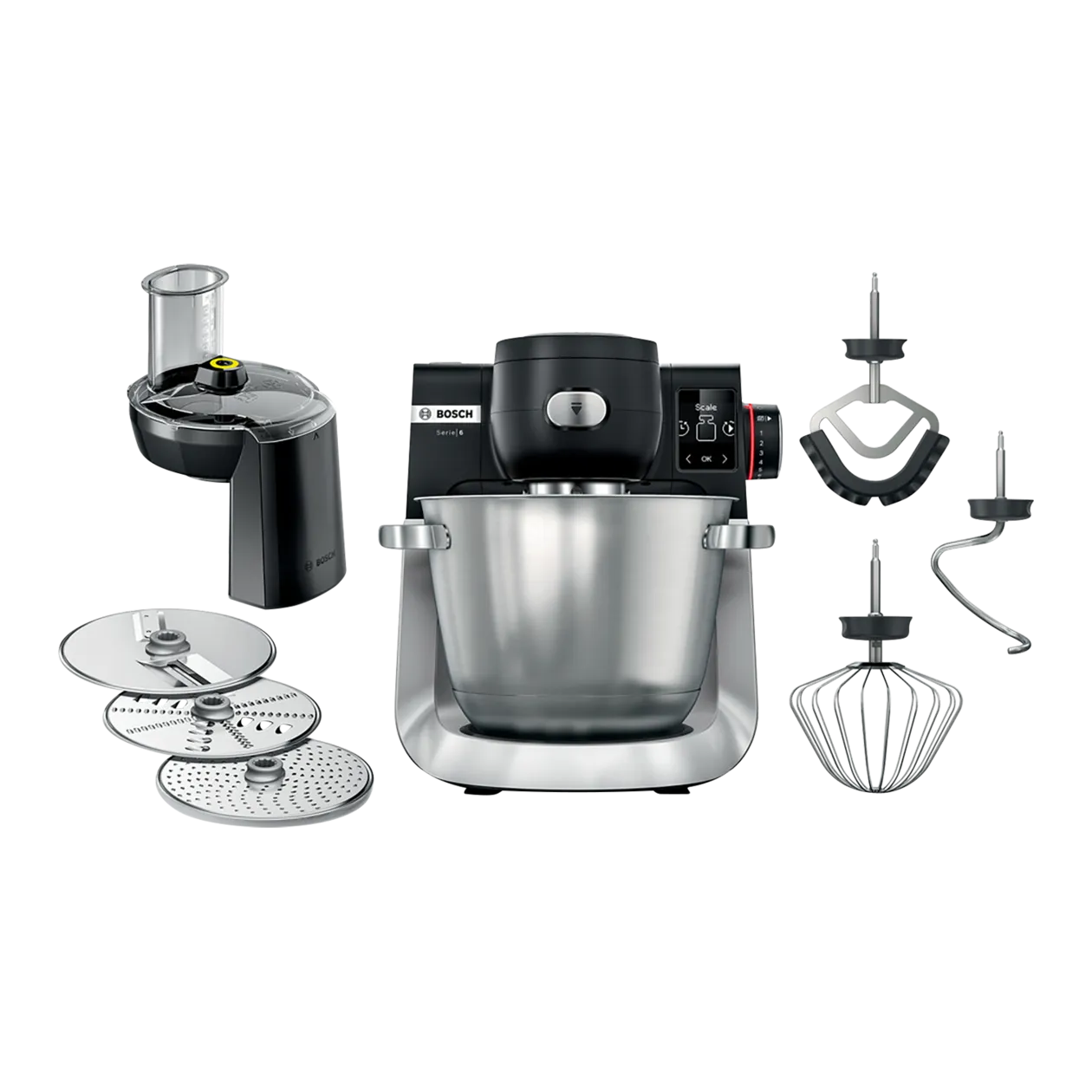 Bosch Serie 6 MUMS6ZS13D Robot de cuisine, noir / acier inoxydable