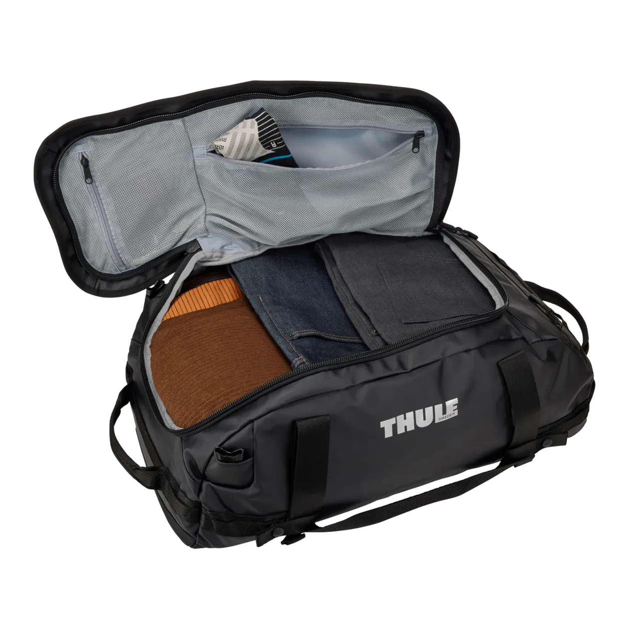 THULE Chasm Duffel Travel Bag, 40 l, Black