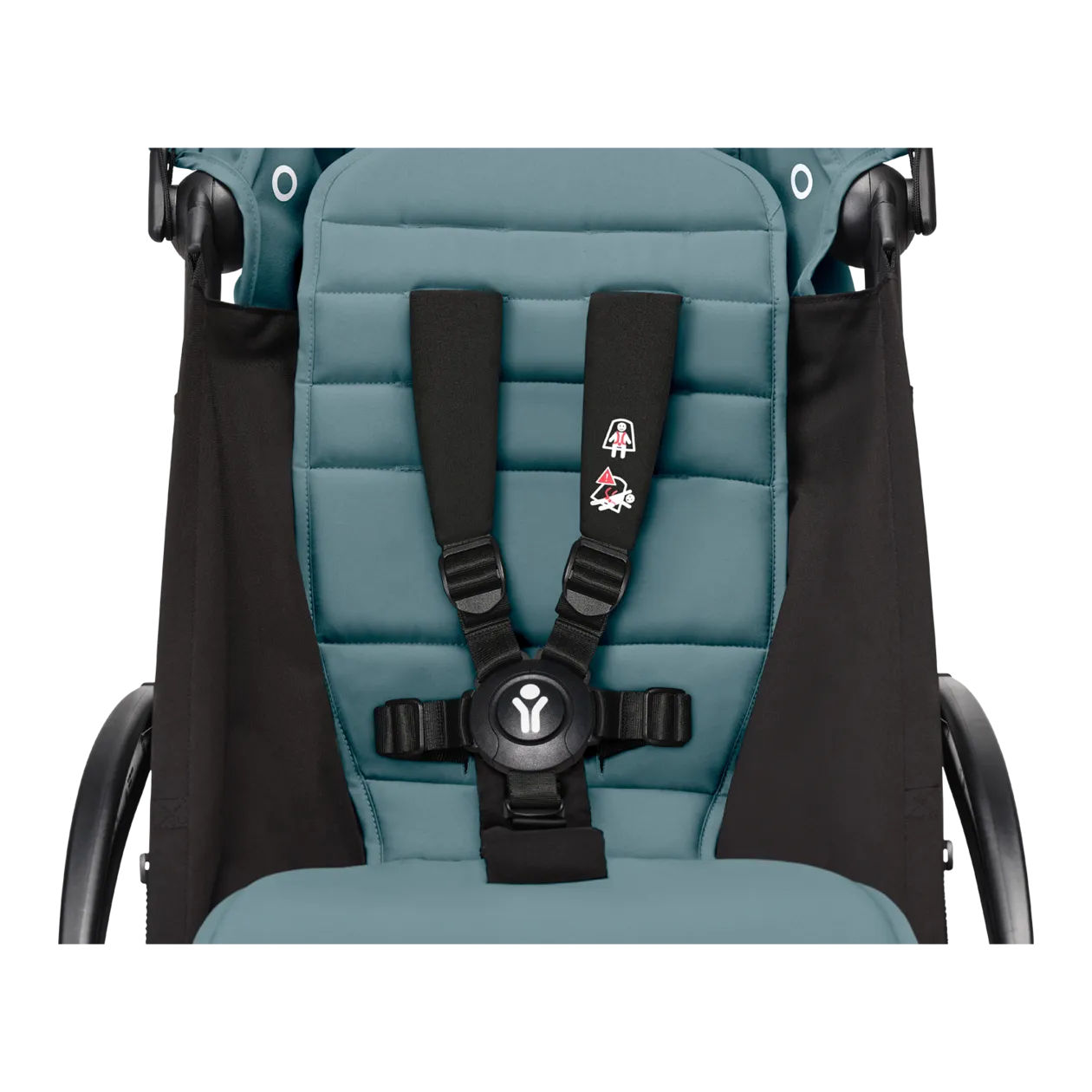 Stokke® YOYO3 Kinderwagen + 6+-Textilset, Aqua