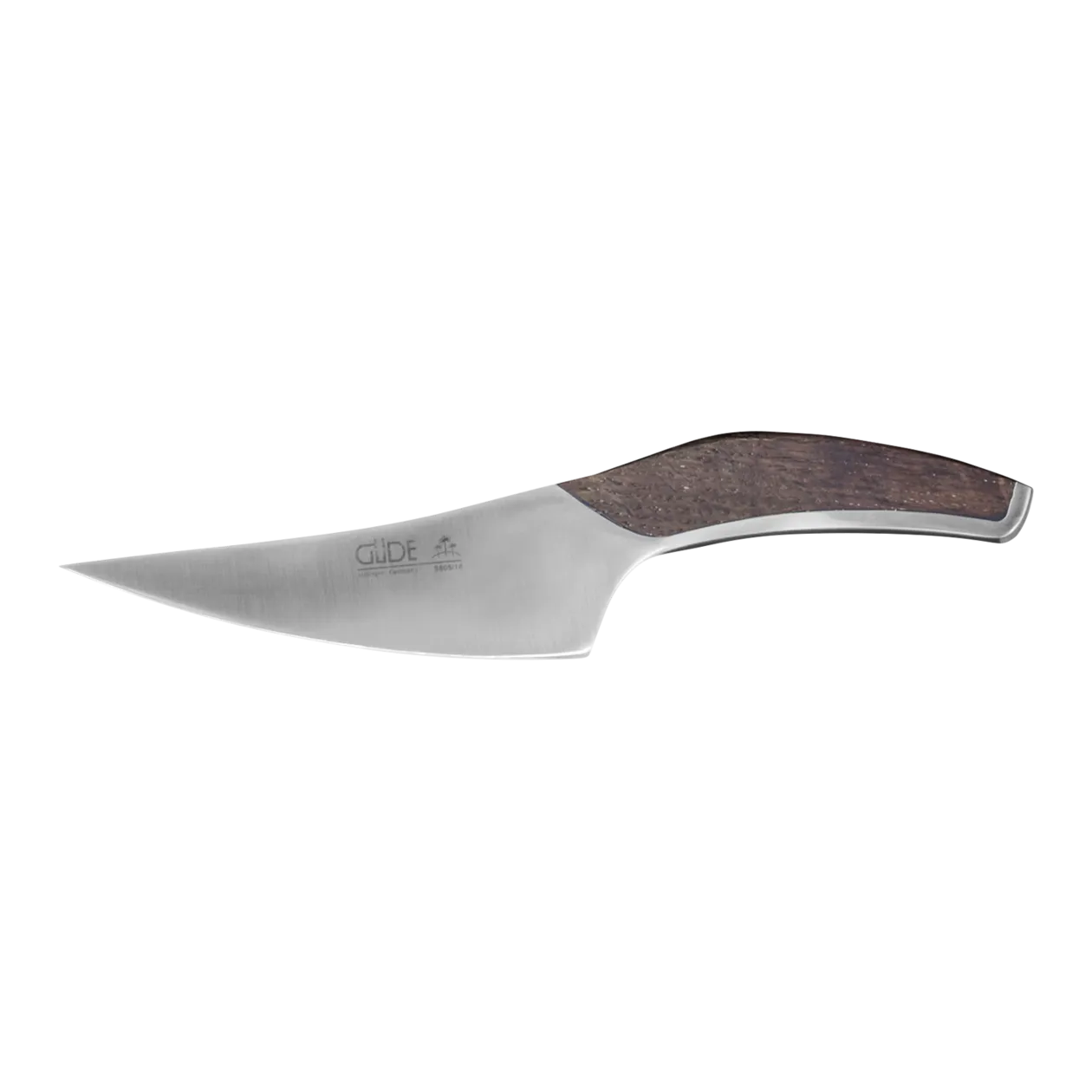 GÜDE Synchros Coltello di preparazione, 14 cm, acciaio inox / rovere