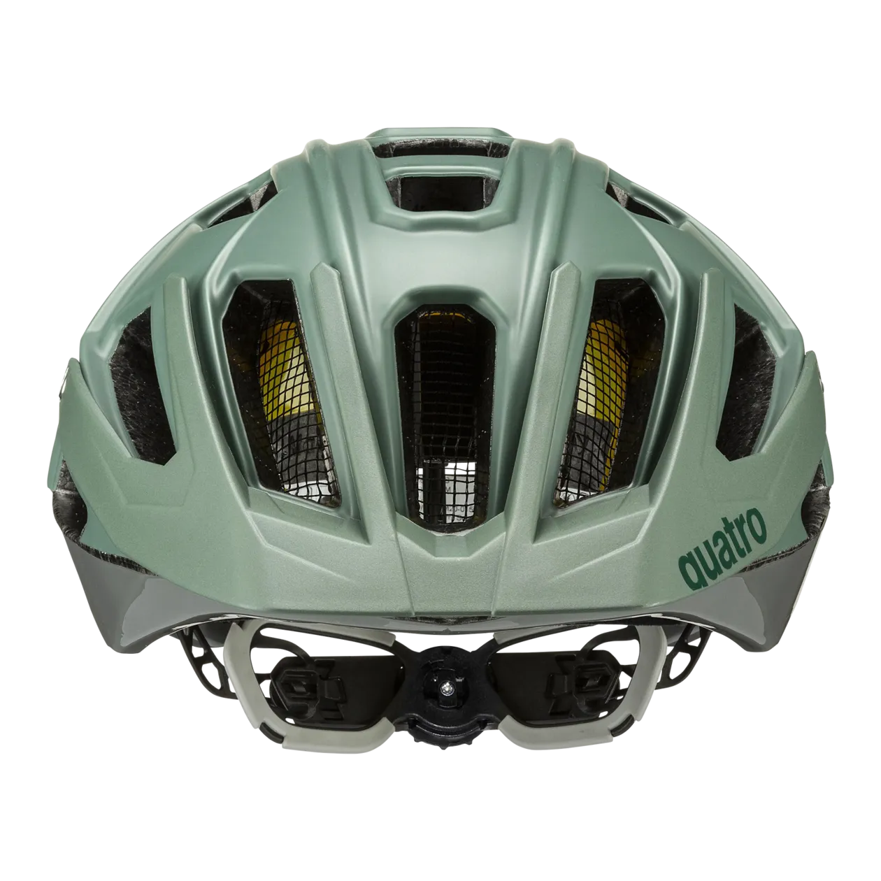 uvex quatro cc MIPS Casque de vélo, 56-61 cm, Moss Green / Rhino Mat