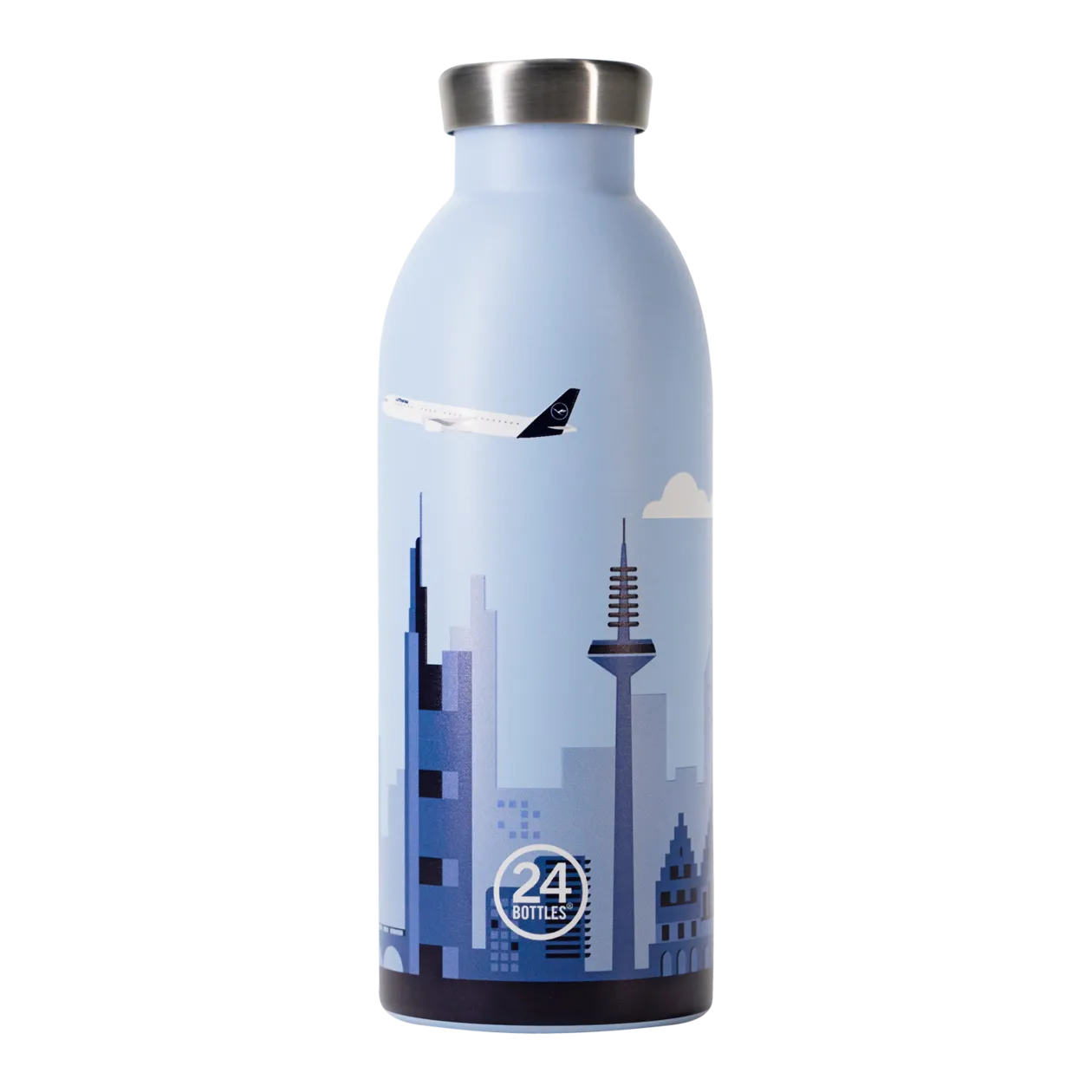 24Bottles® Lufthansa Edition Clima Bottle Thermosflasche, 500 ml, Blue Breeze Tone