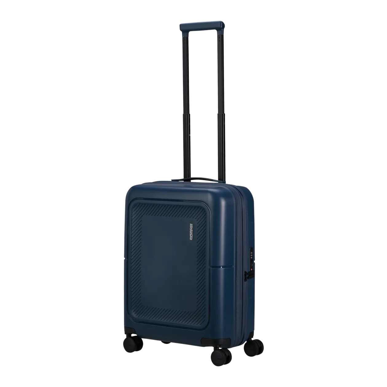 American Tourister DashPop Spinner 55/20 TSA Trolley da cabina (espandibile), Midnight Blue