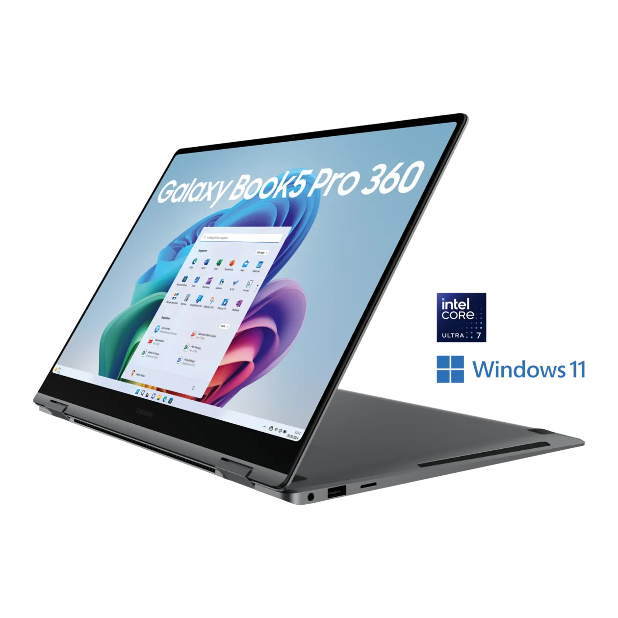 Samsung Galaxy Book5 Pro 360 Notebook, 512 GB, Moonstone Gray