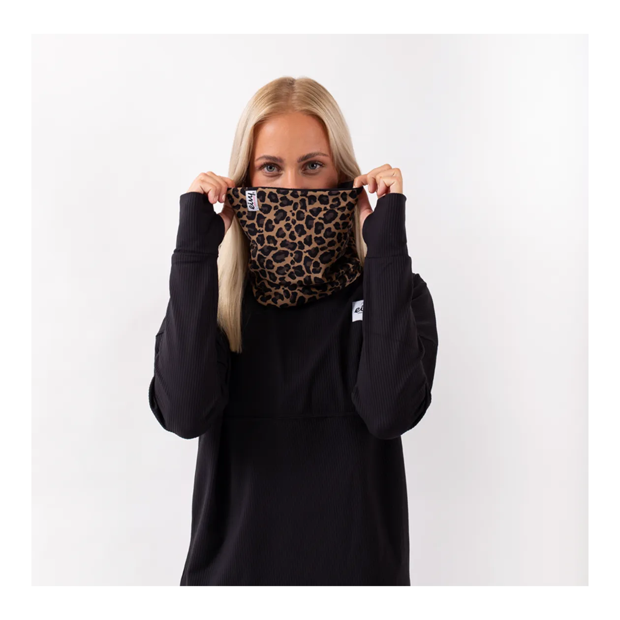 Eivy Colder Neck Warmer, Leopard