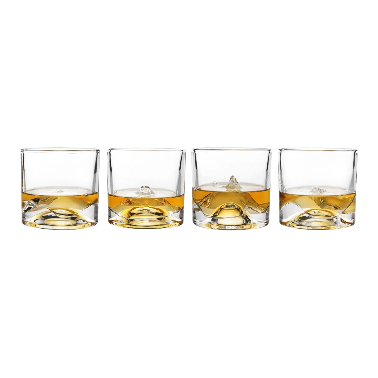 LIITON "The Peaks" Whiskey Glasses, Set of 4