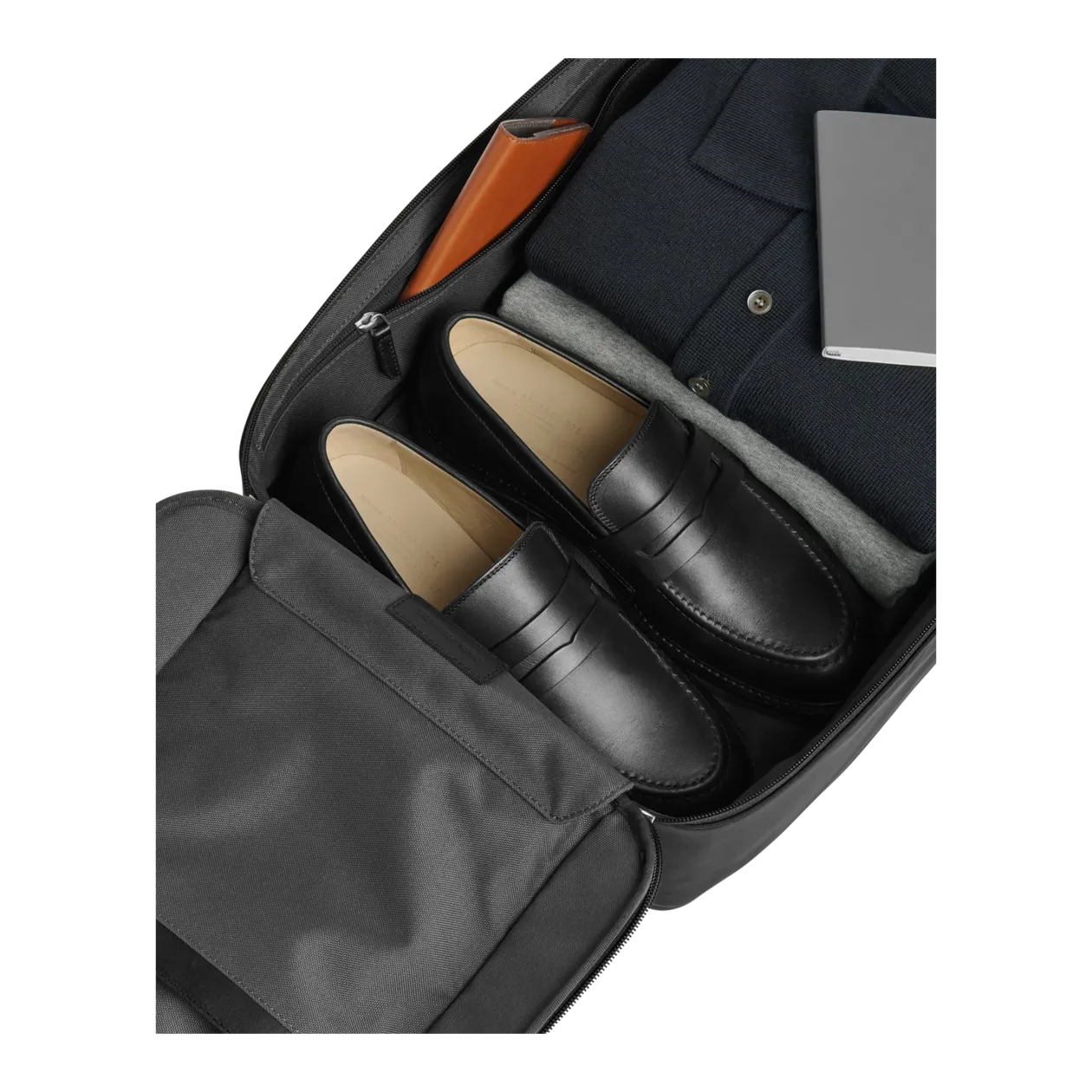 Carl Friedrik 72-hour Laptop-Rucksack, Schwarz