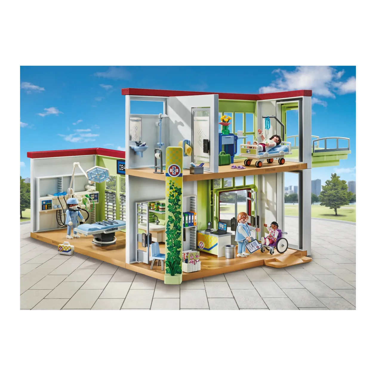 PLAYMOBIL® 71615 Hôpital aménagé Coffret