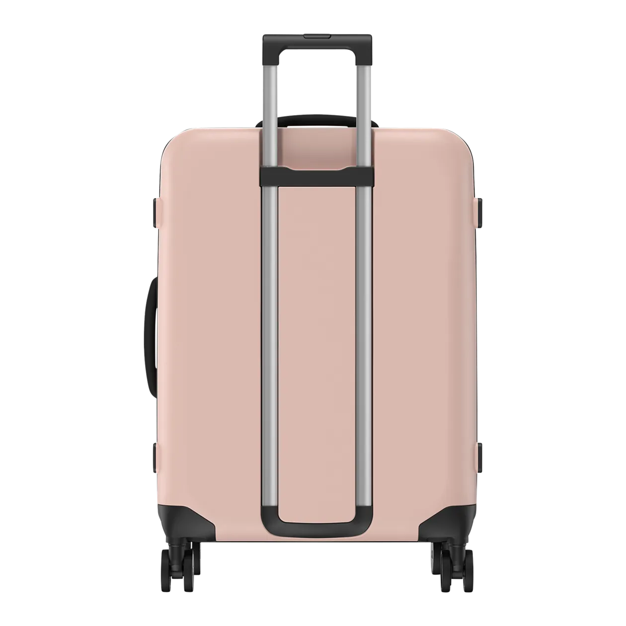 Rollink VEGA360 Valise à roulettes M (pliable), Rose Smoke