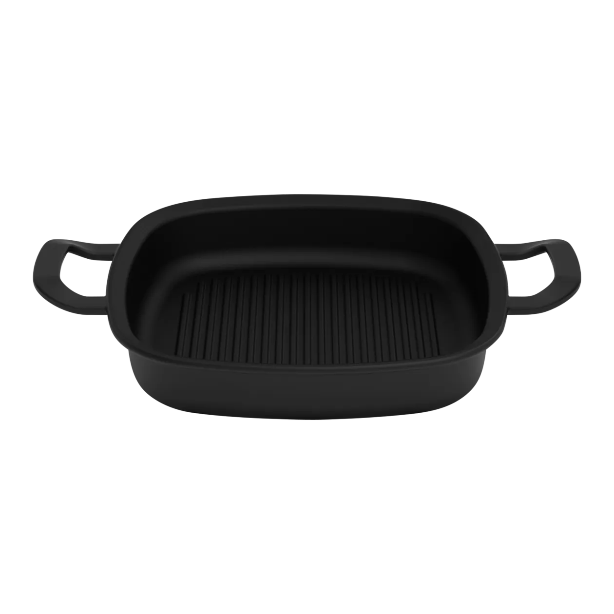 Fissler Original-Profi Collection® Bistecchiera in ghisa, quadrata, 26 x 26 cm, nero ardesia