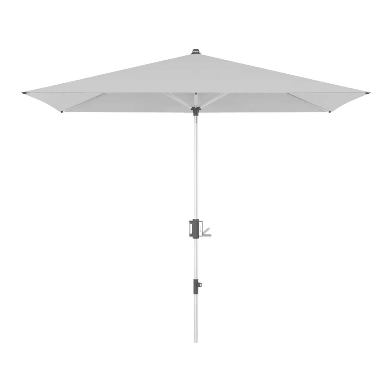 Knirps Apoll Centre Pole Sunshade, 300 x 200 cm, Light Grey