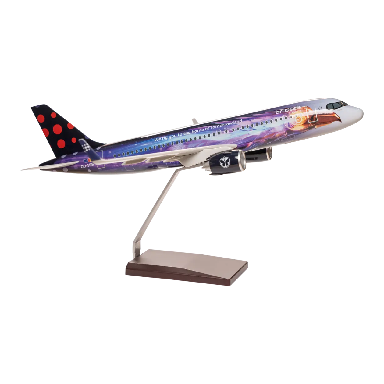 Brussels Airlines Airbus A320neo "Amare 2″ Flugzeugmodell, 1:100