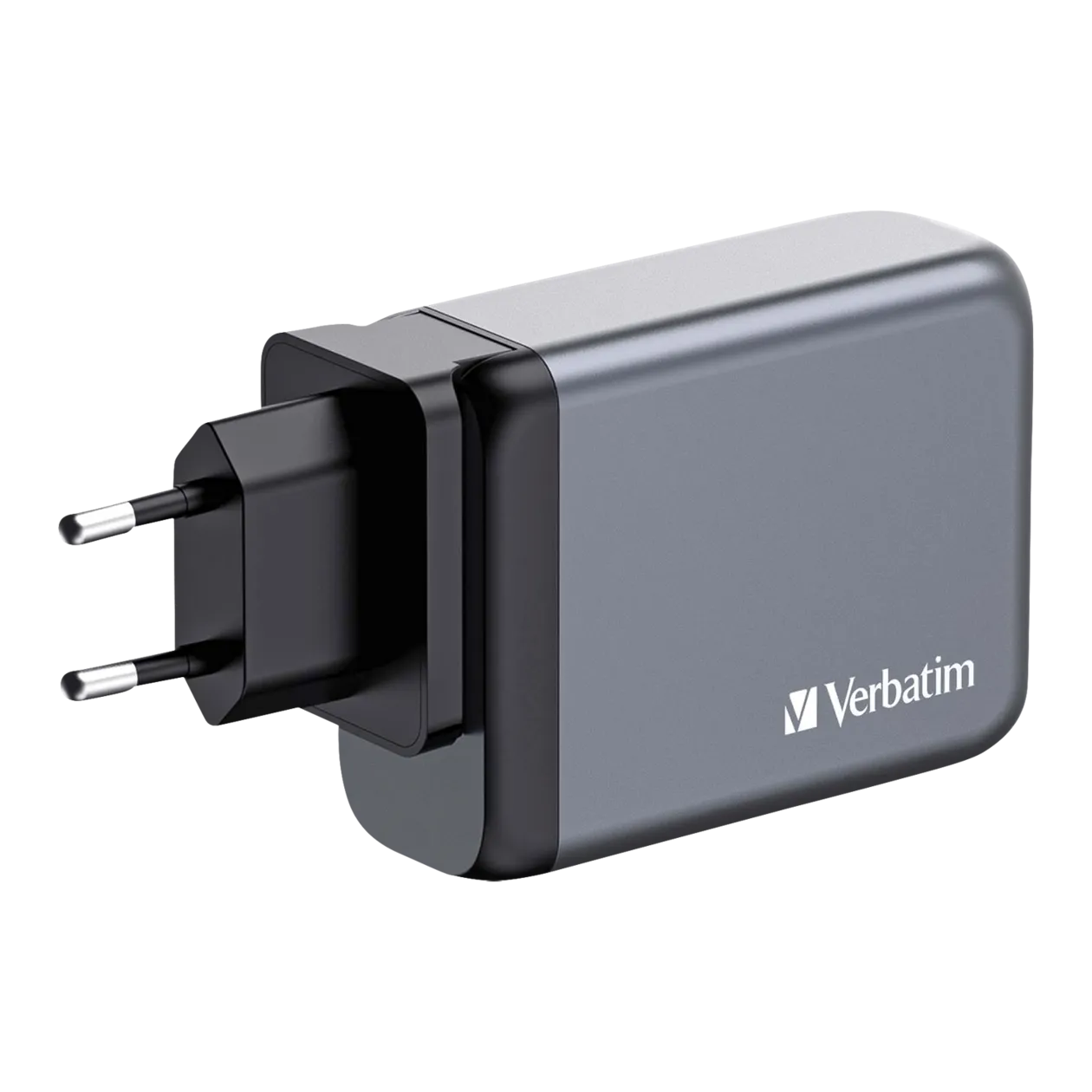 Verbatim GaN Charger, 100 W, Grey