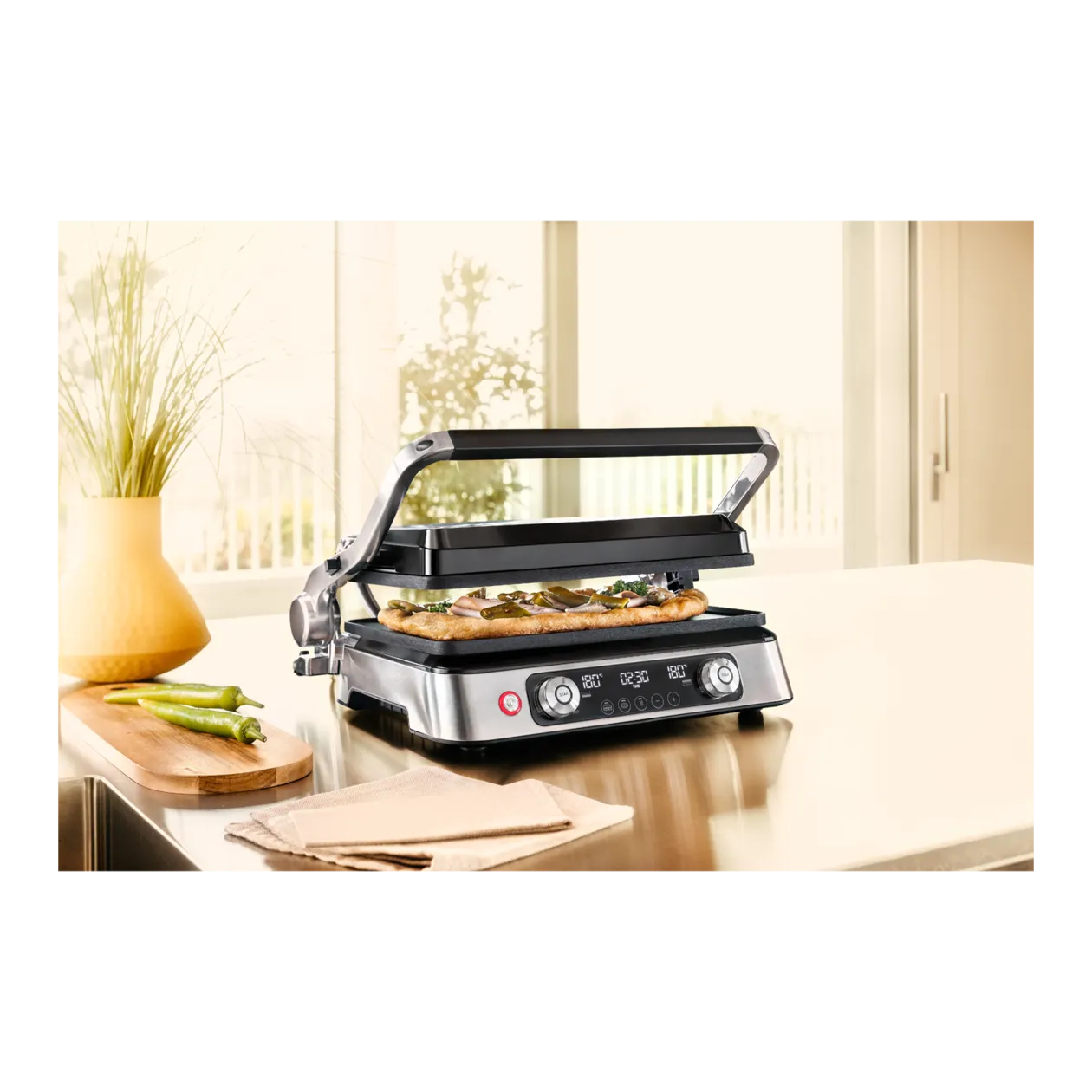 Braun Multigrill 9 Pro CG 9140 Griglia a contatto, argento