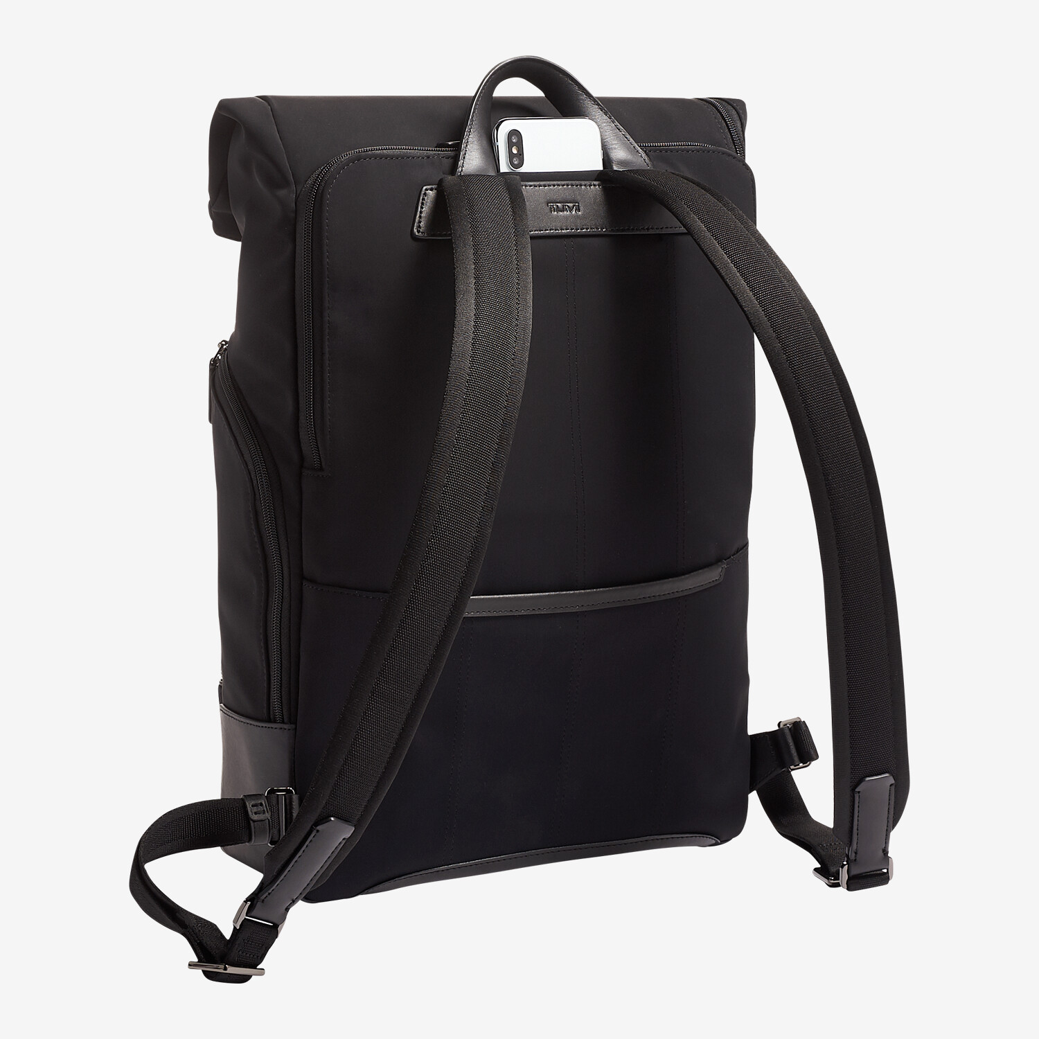 TUMI Harrison Osborn Rolltop Backpack, Black - Worldshop