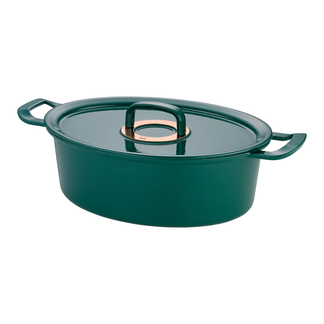 Fissler Original-Profi Collection® Plat à rôtir en fonte, 33 cm, vert émeraude