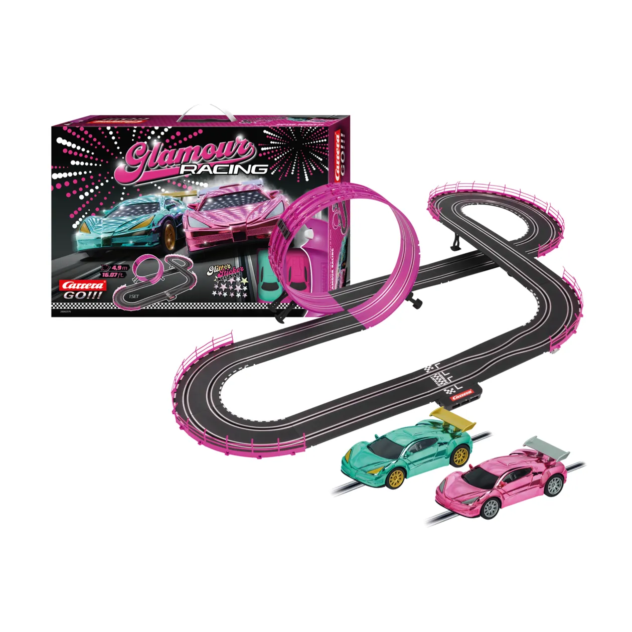 Carrera GO!!! Glamour Racing Racetrack Set