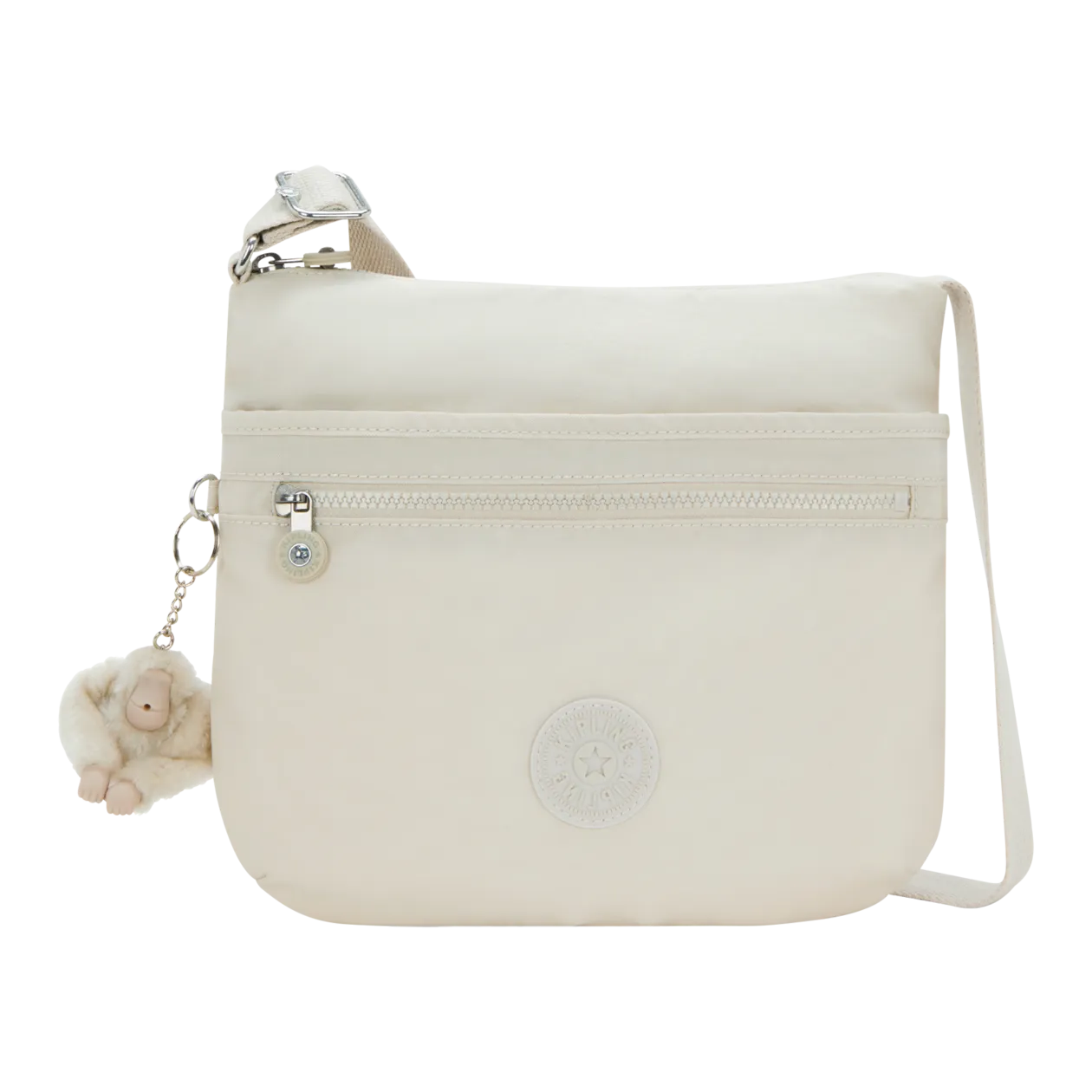 Kipling Hideaway Arto Borsa a tracolla, beige