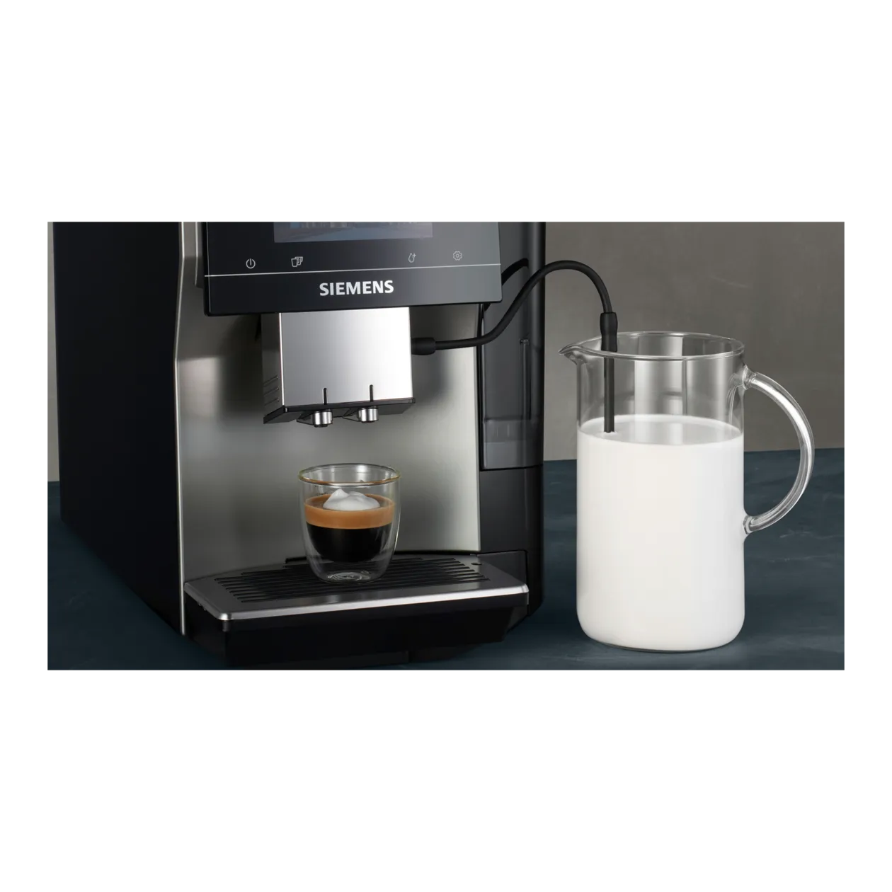 SIEMENS EQ700 classic Macchina da caffè automatica, grigio