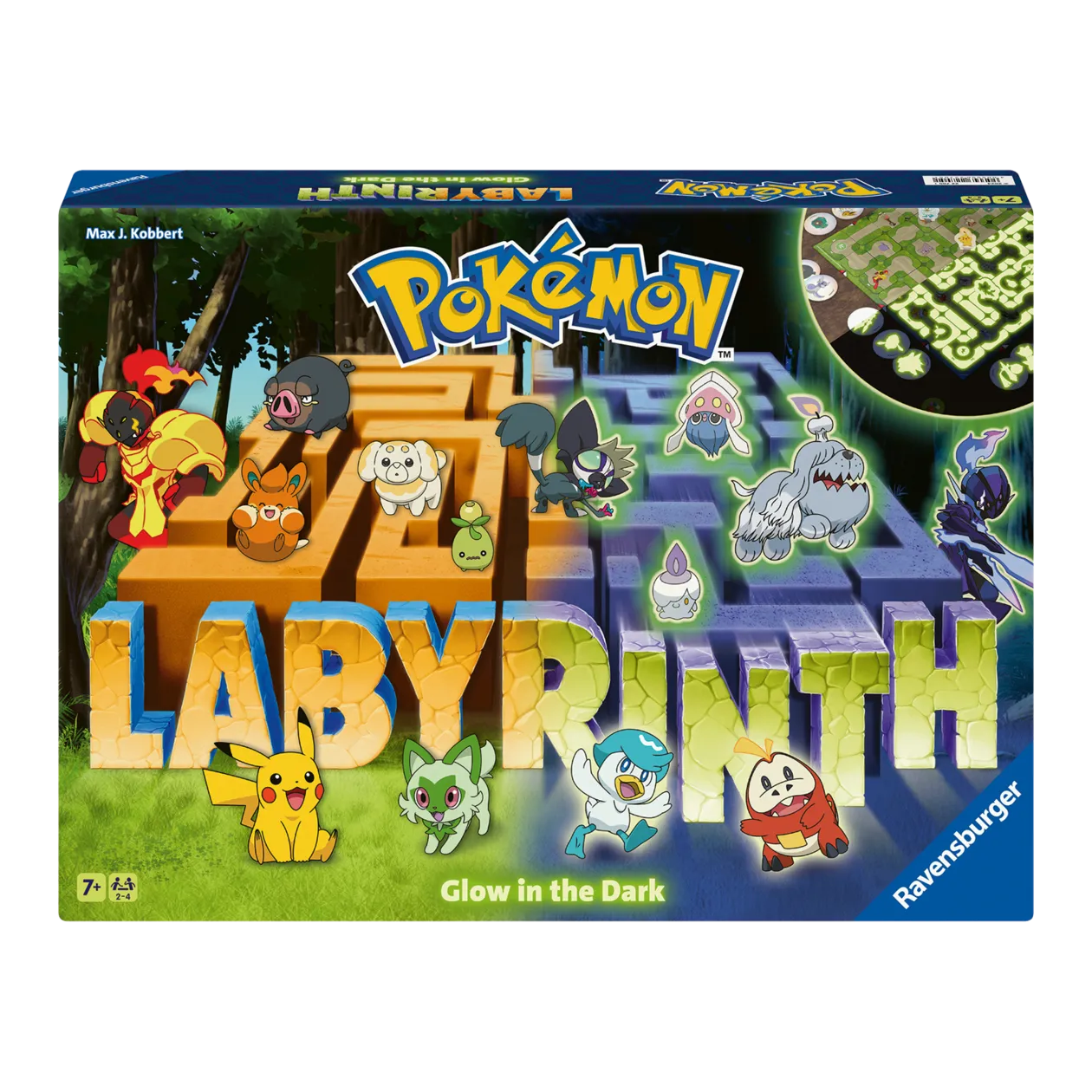 Ravensburger Labirinto Pokémon Glow in the Dark Gioco da tavolo