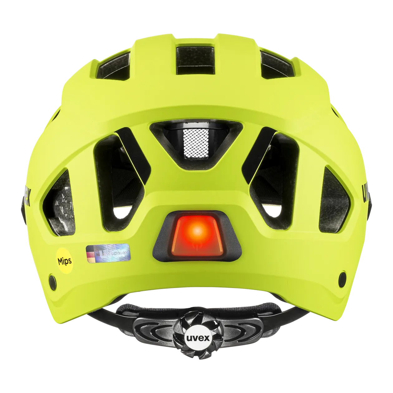 uvex stride visor MIPS Fahrradhelm, 53-56 cm, Lime Matt