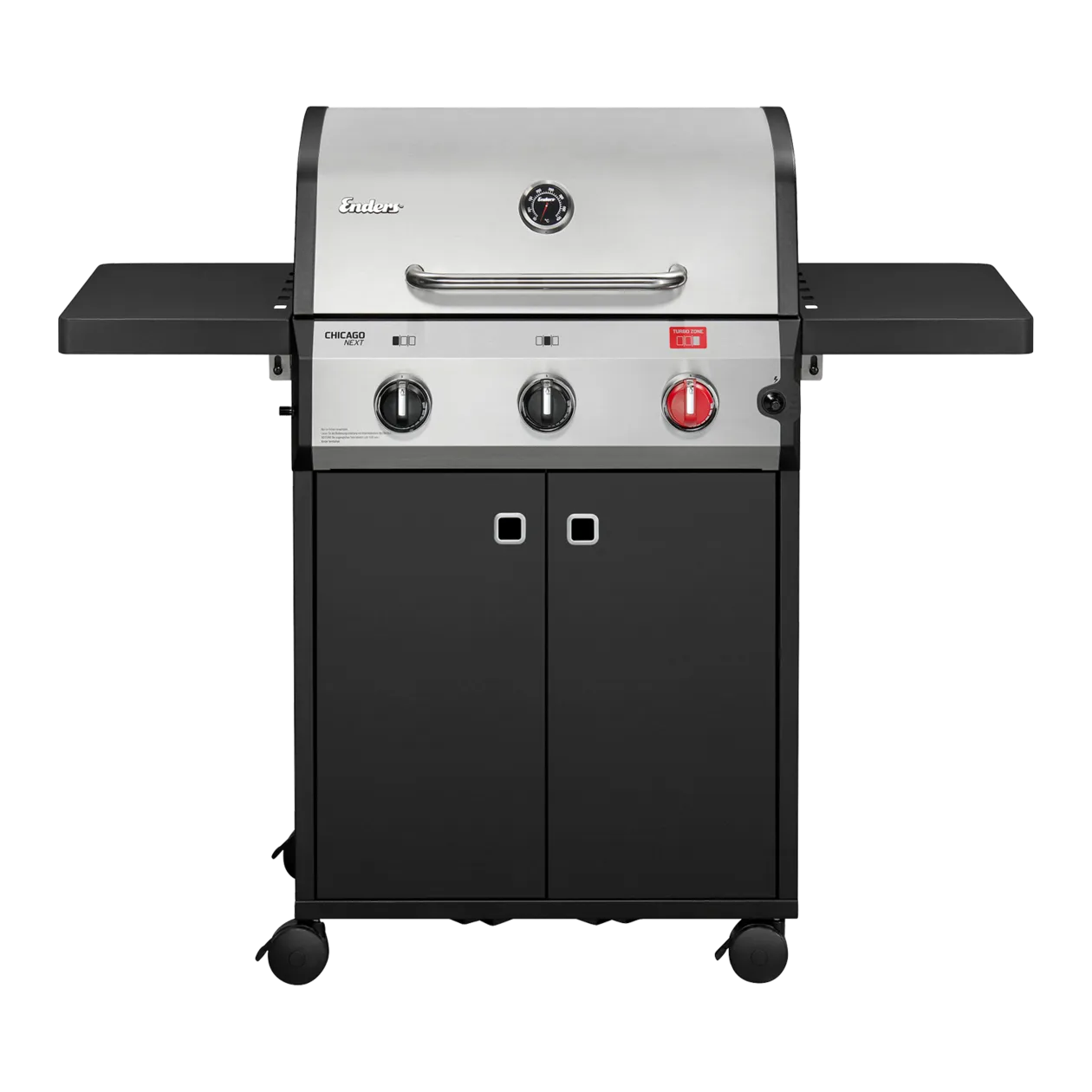 Enders Chicago Next 3 R Turbo Gas Barbecue, Black