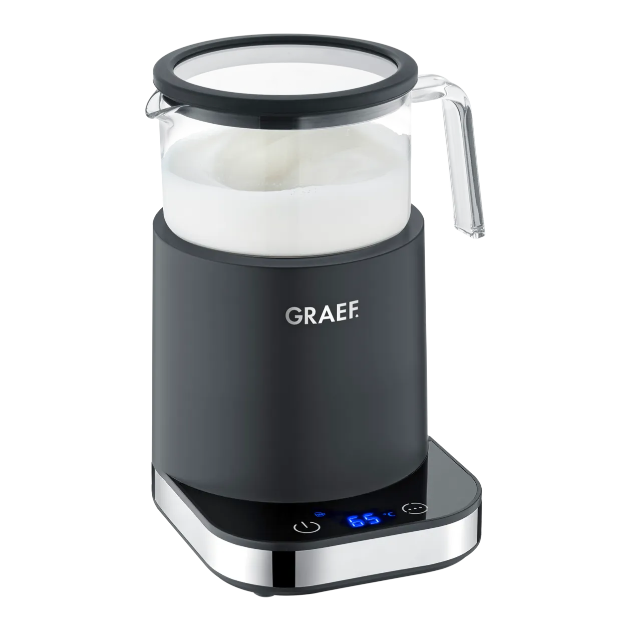 Graef MS902 Mousseur à lait, noir mat