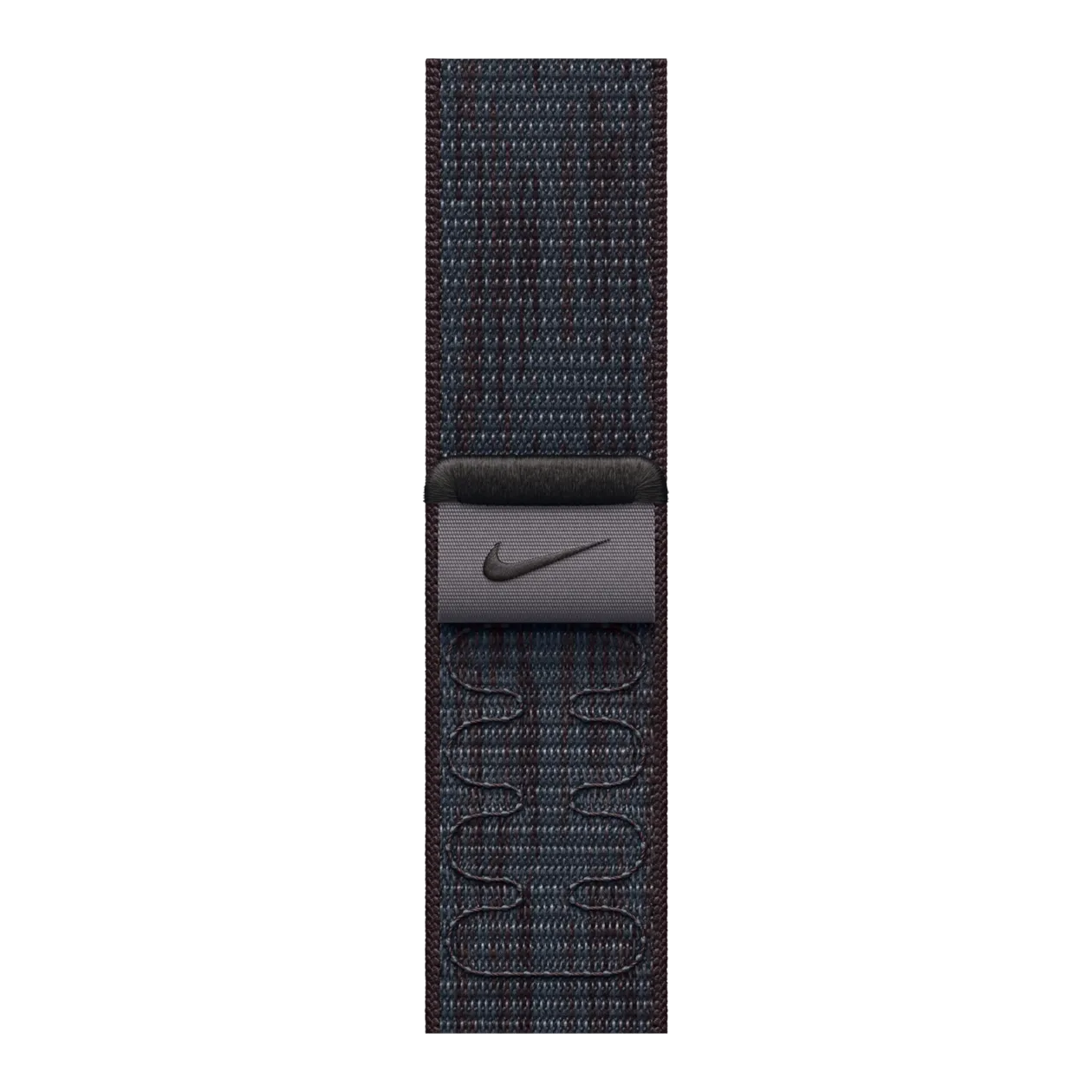 Apple Watch Nike Sport Loop Boucle, 46 mm, noir/bleu