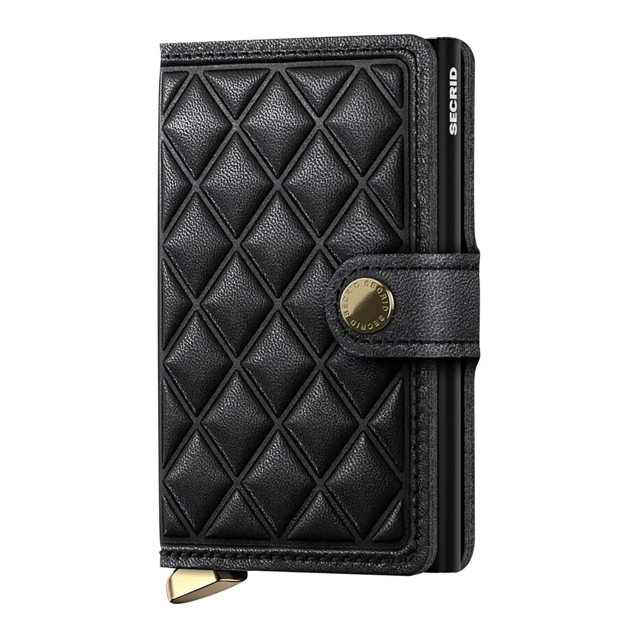 Secrid Miniwallet Emboss Diamond Wallet, Black