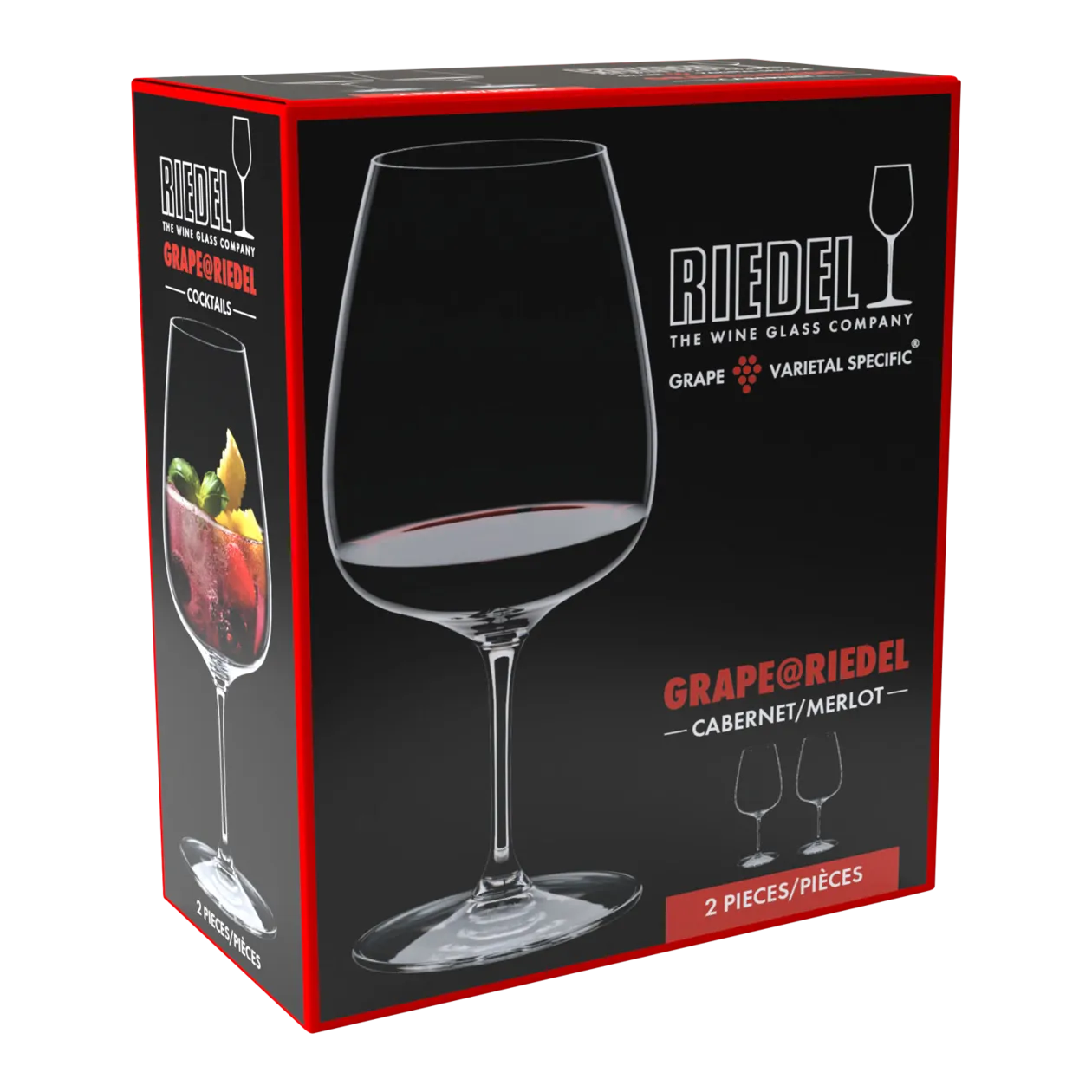 Riedel GRAPE@RIEDEL Cabernet/Merlot/Cocktail Glas, 2er-Set