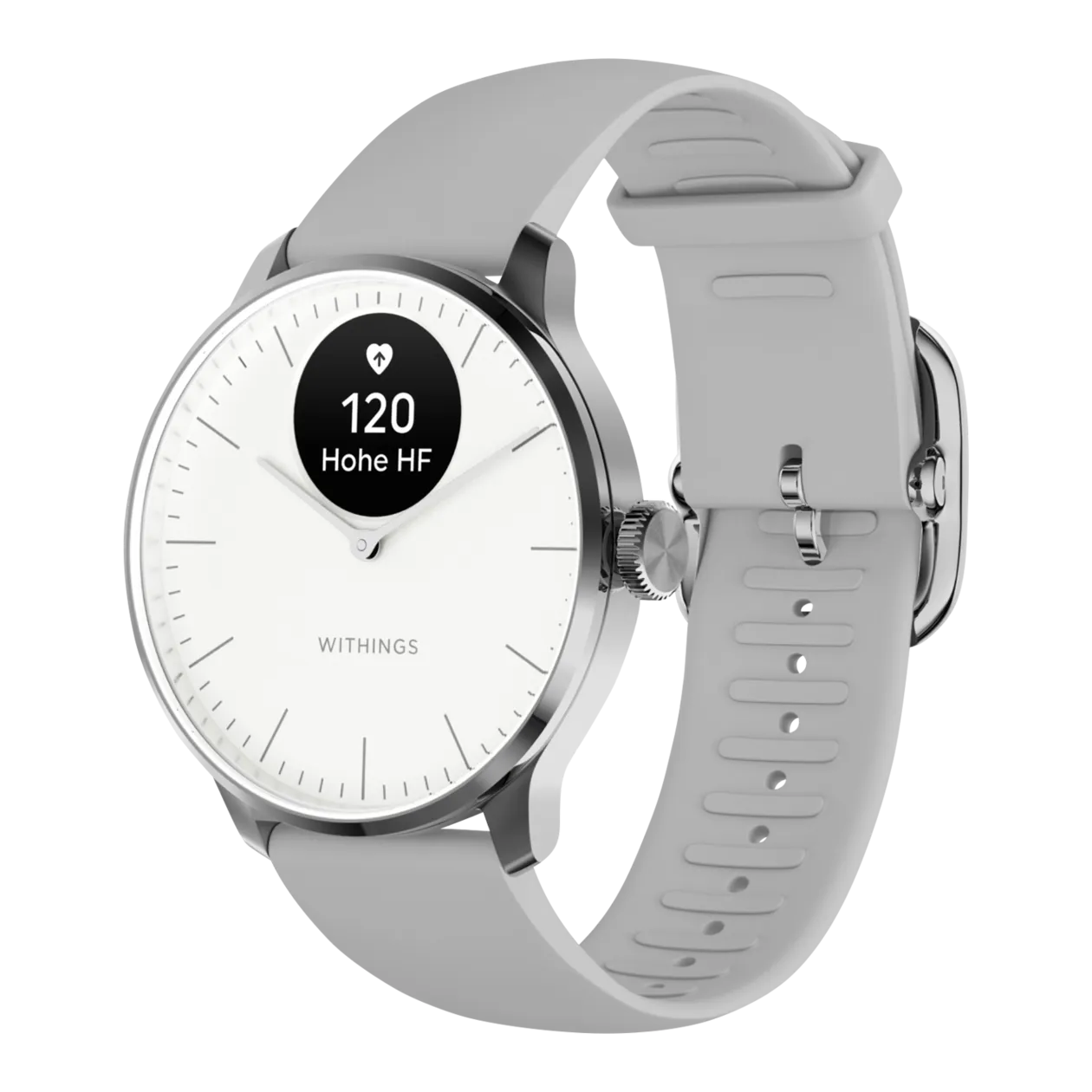 Withings ScanWatch Light Hybrid-Smartwatch, Weiß