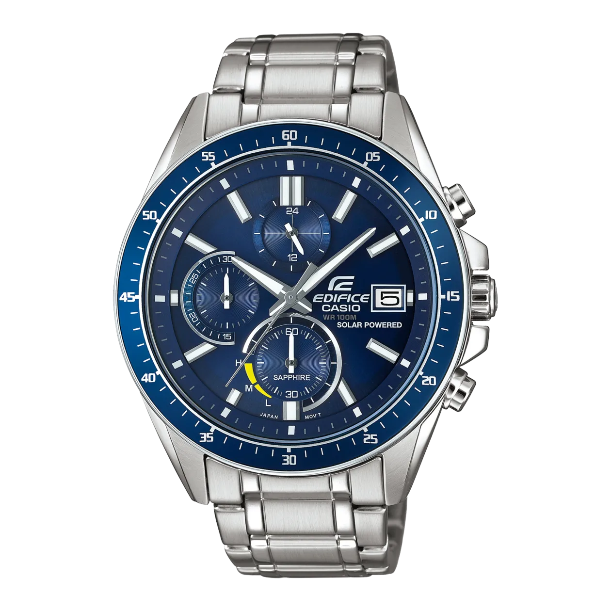 CASIO EDIFICE EFS-S510D-2AVUEF Armbanduhr, Silberfarben/Blau