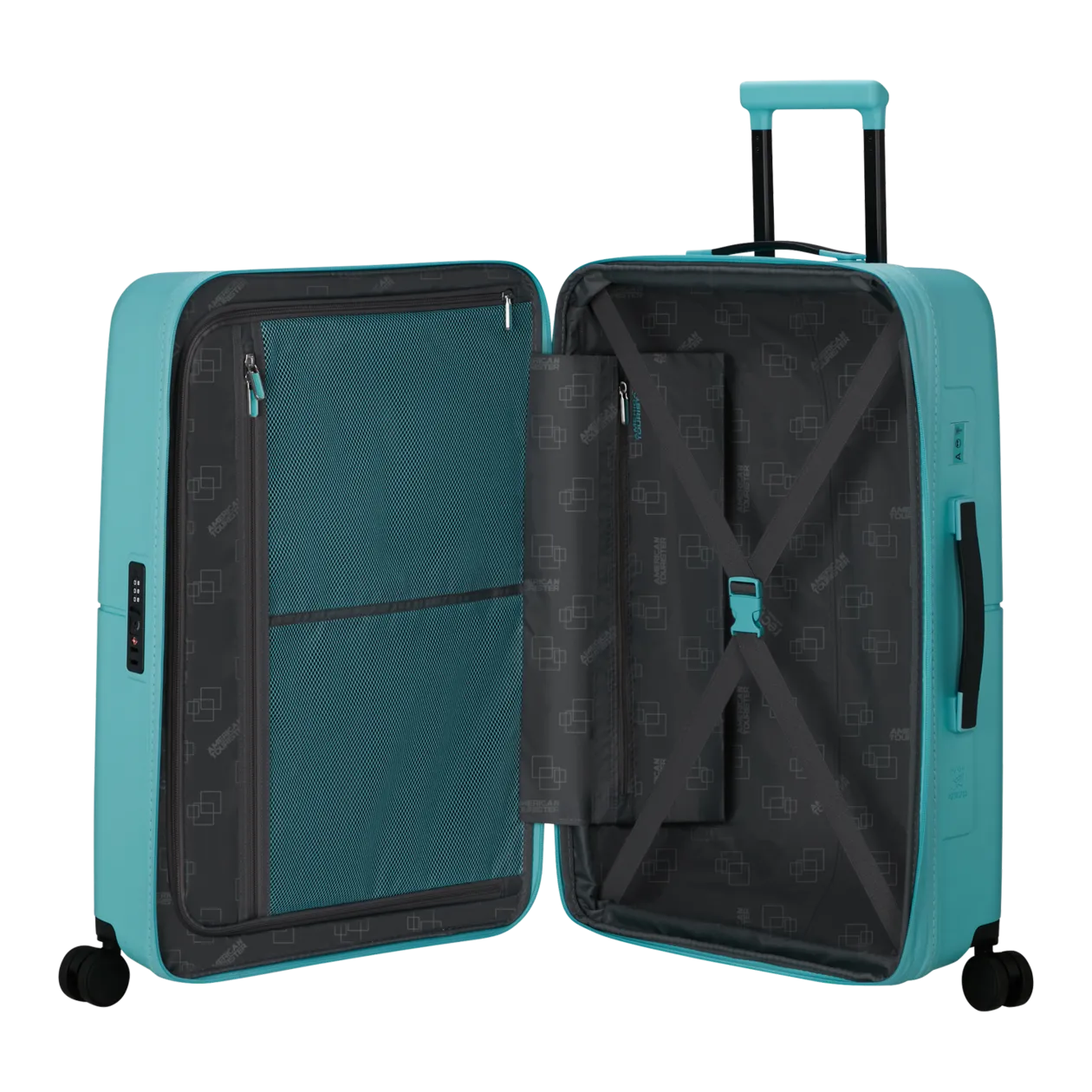 American Tourister DashPop Spinner 67/24 TSA Trolley M (erweiterbar), Aqua Sky