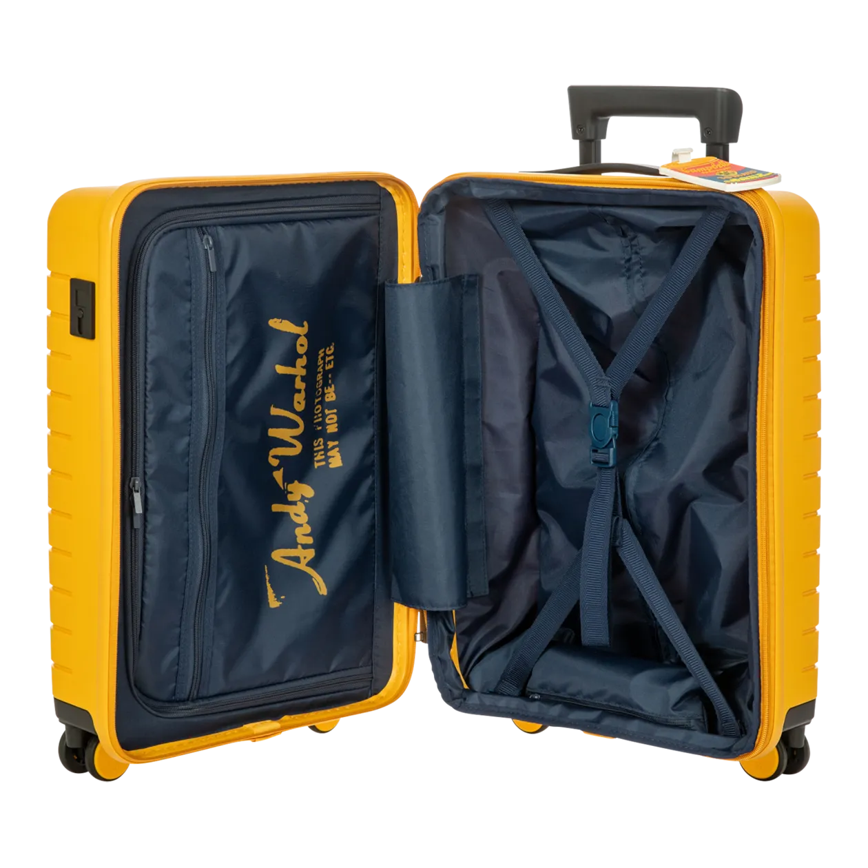 BRIC'S B|Y Andy Warhol Campbell's 55 Carry-on Trolley (Expandable), Yellow