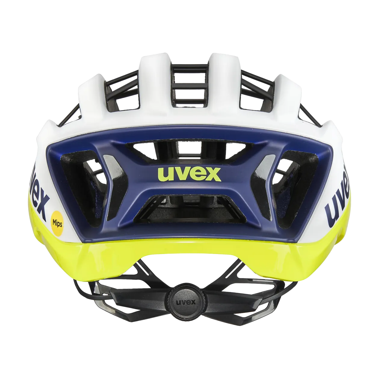 uvex surge aero MIPS Bike Helmet, 56-59 cm, White/Yellow Team Edition