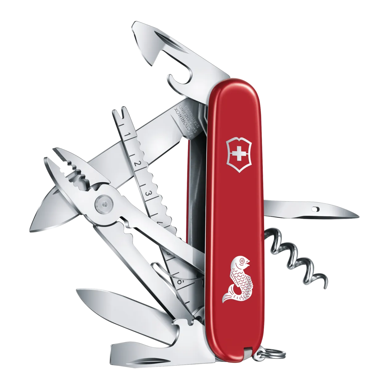 Victorinox Angler Couteau de poche, rouge