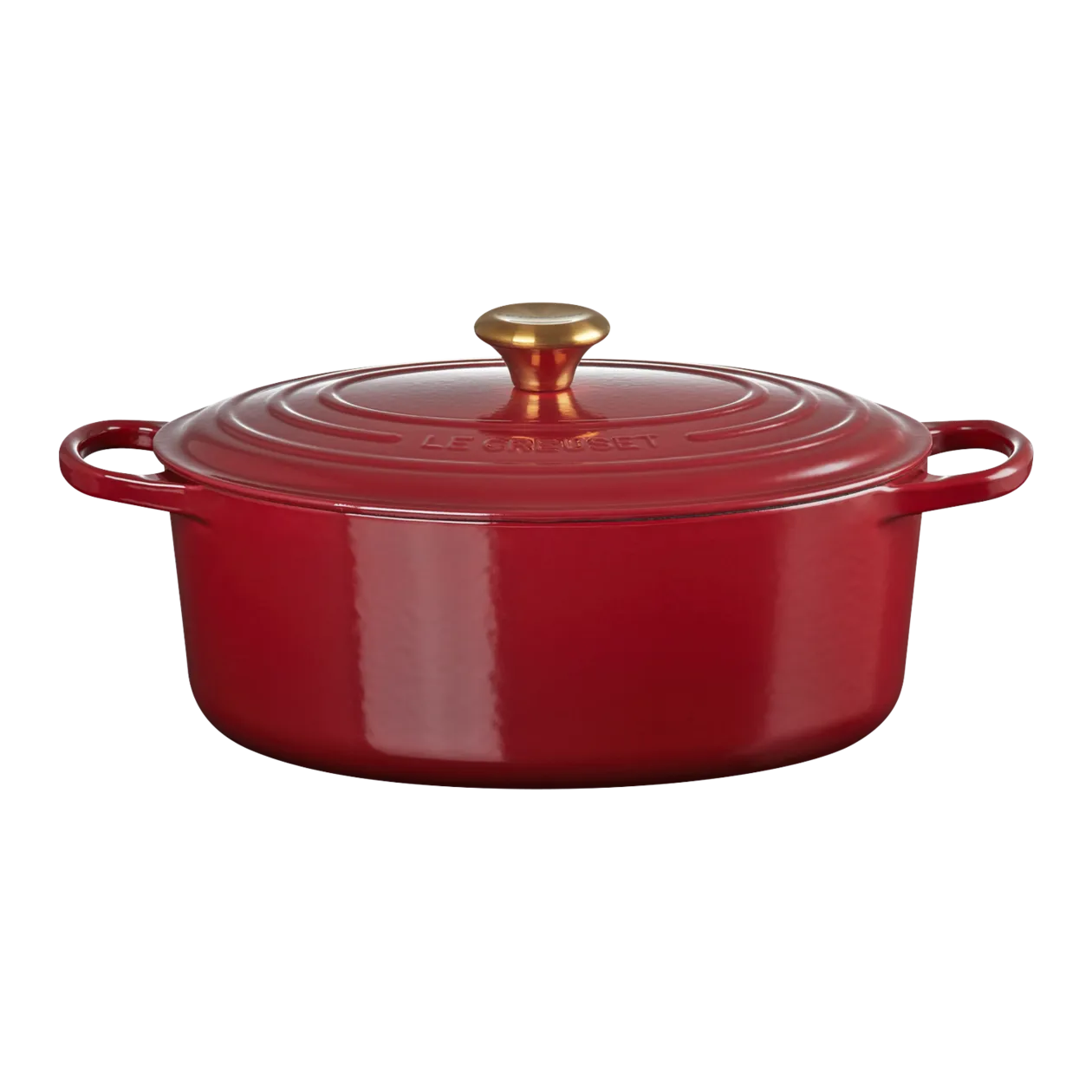 Le Creuset Signature Cocotte ovale, 31 cm, Garnet