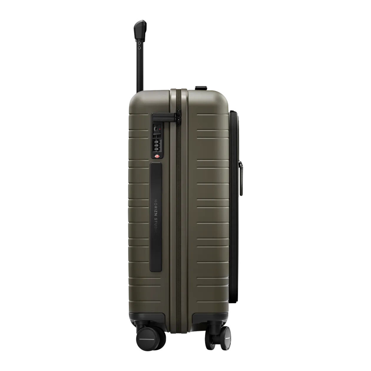 Horizn Studios M5 Essential Trolley da cabina con tasca frontale, Dark Olive