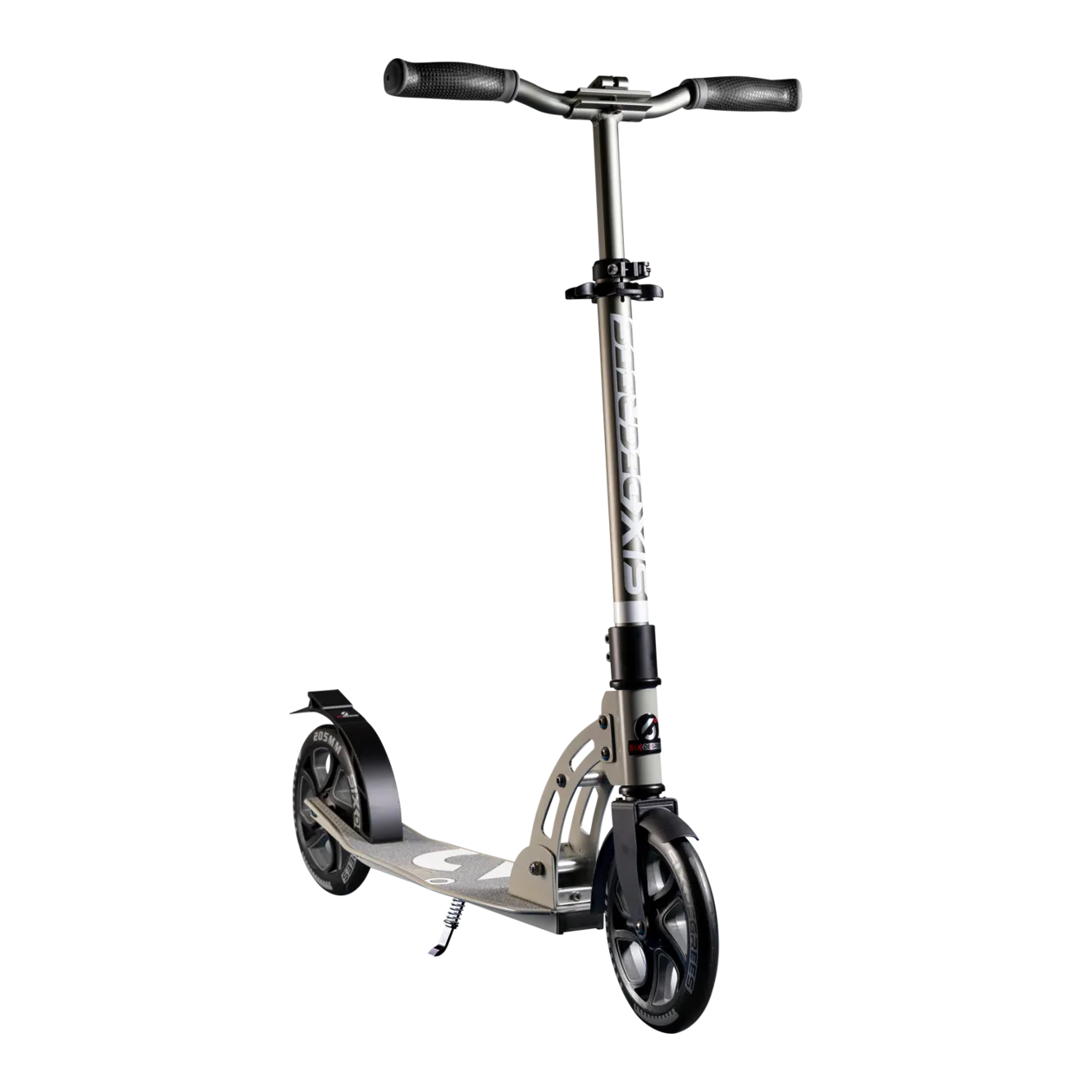 Six Degrees Scooter Monopattino per bambini, 205 mm, grigio