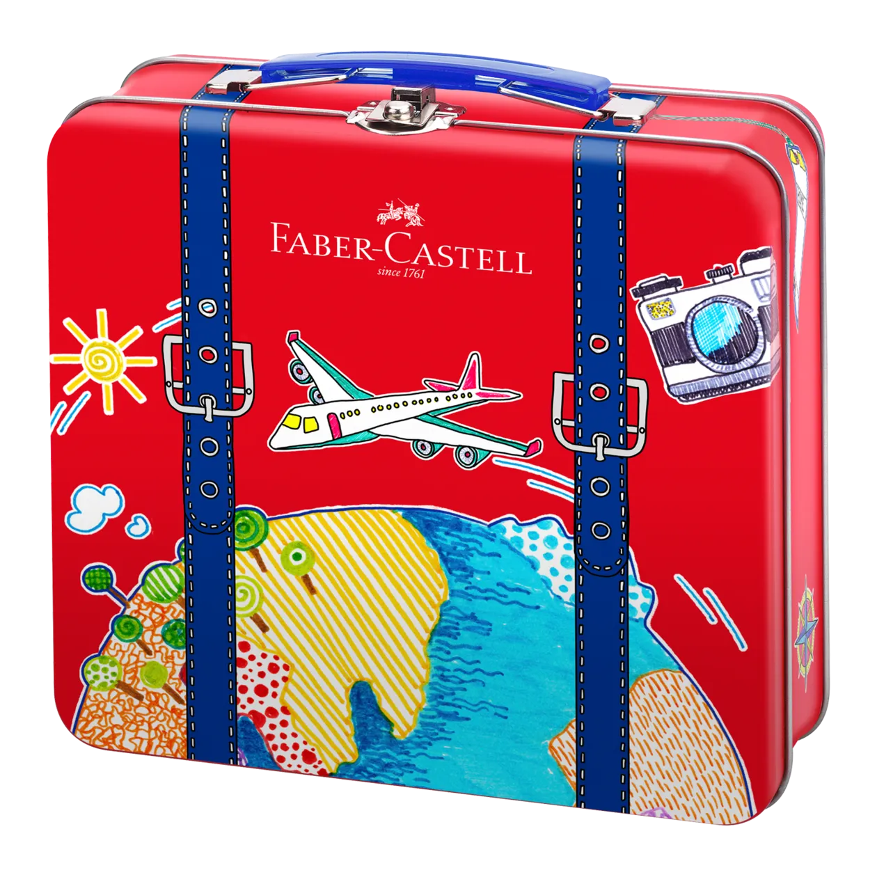 Faber-Castell Connector Valise avec feutres, 41 pièces