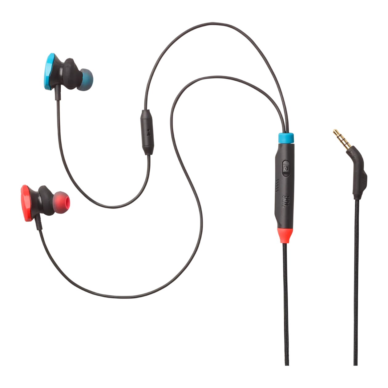 JBL Quantum 50 N Cuffie da gaming in-ear, rosso/blu