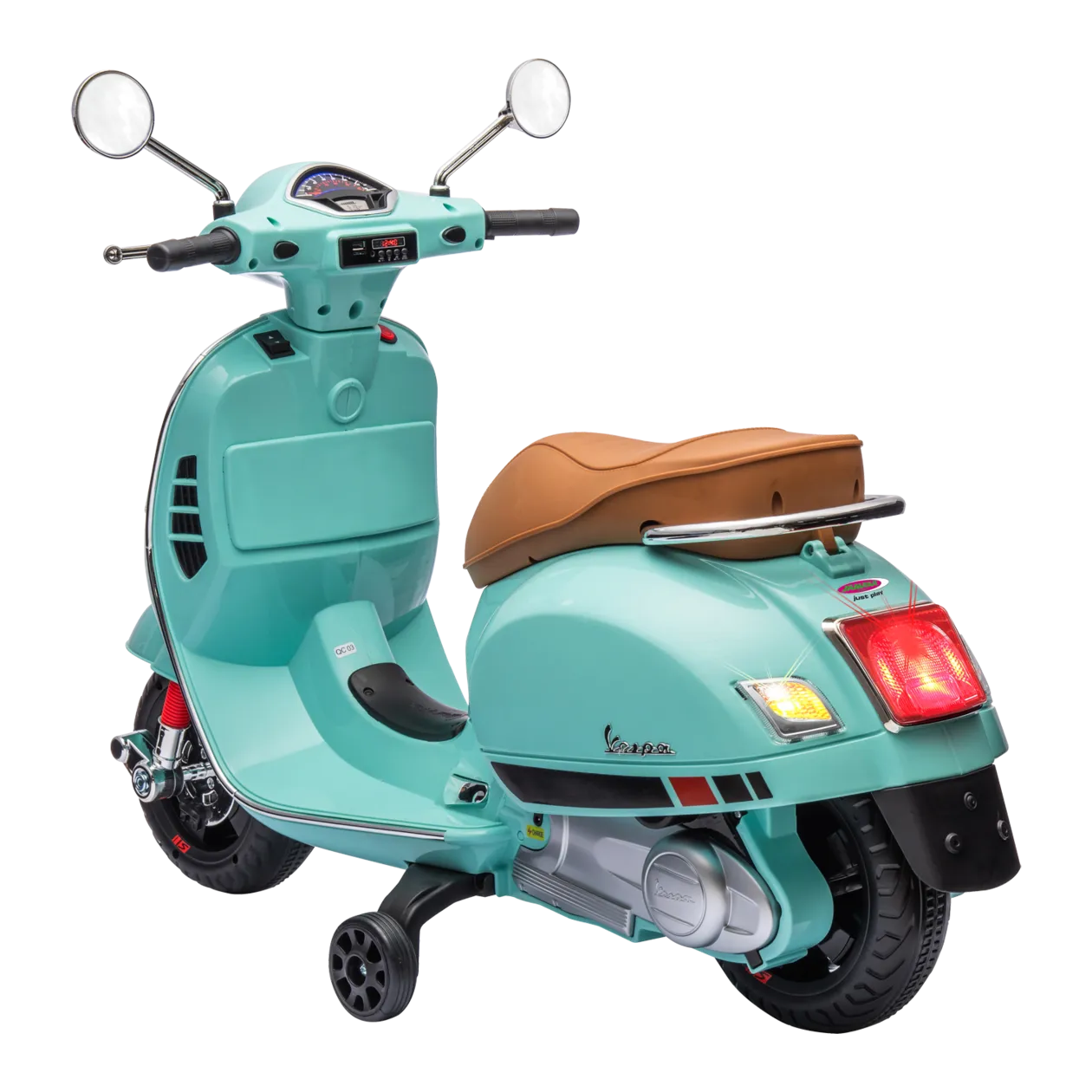 Jamara Vespa GTS 125 elektrisches Aufsitzfahrzeug, Mintgrün