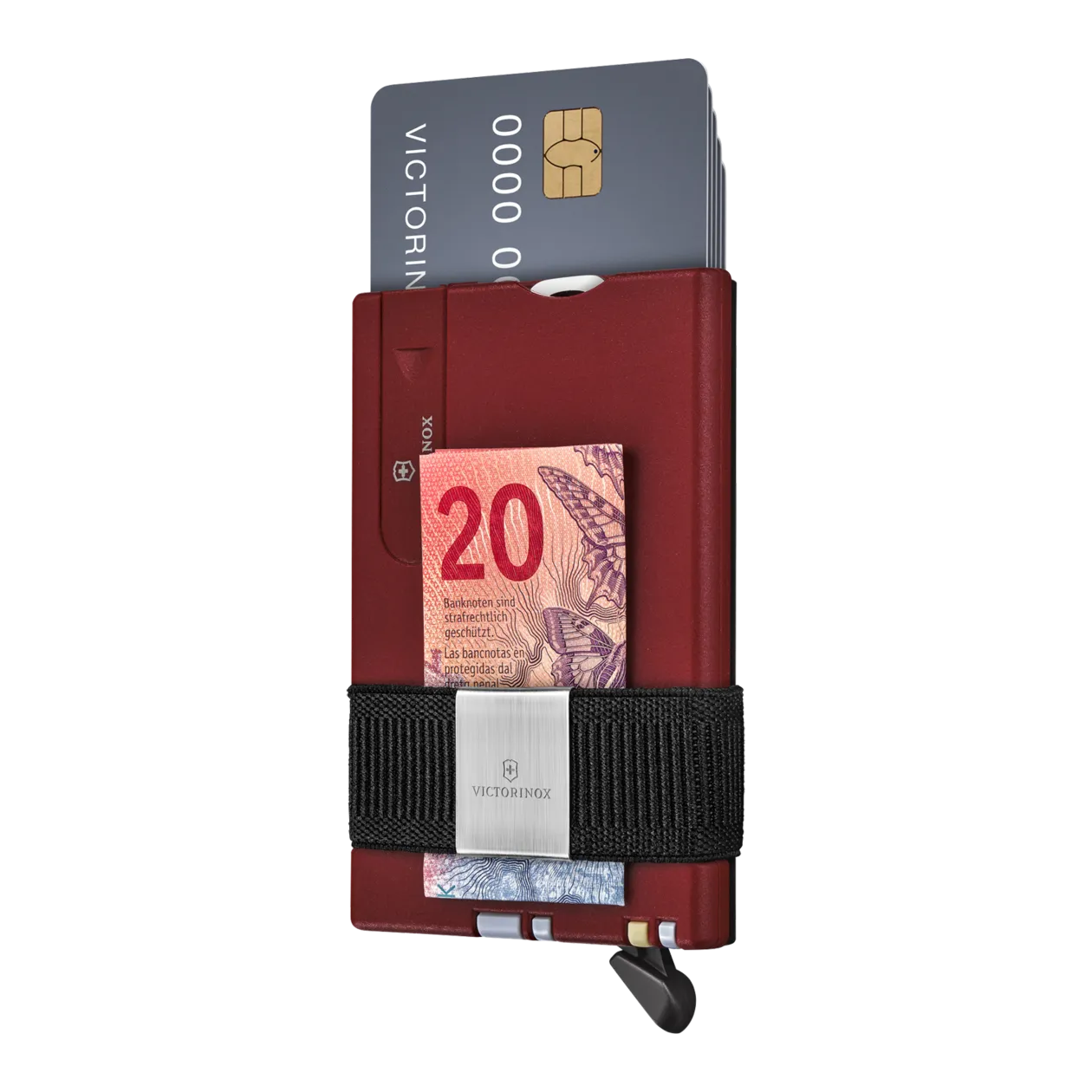 Victorinox Smart Card Wallet Card Holder, Iconic Red