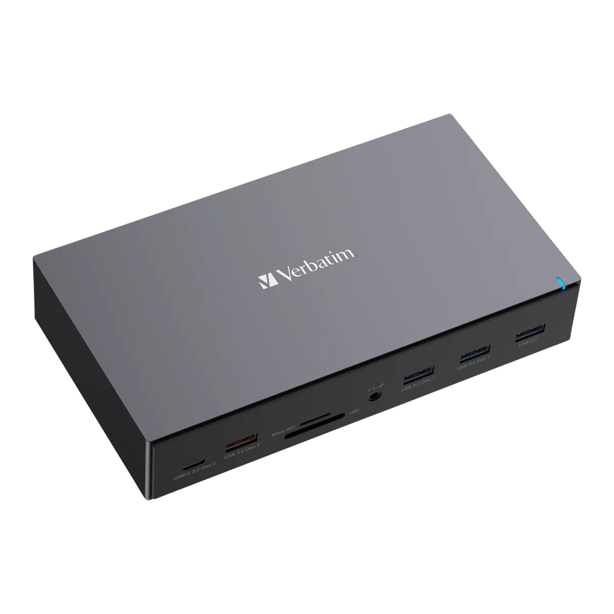 Verbatim USB-C Pro CDS-17 Dockingstation, Grau