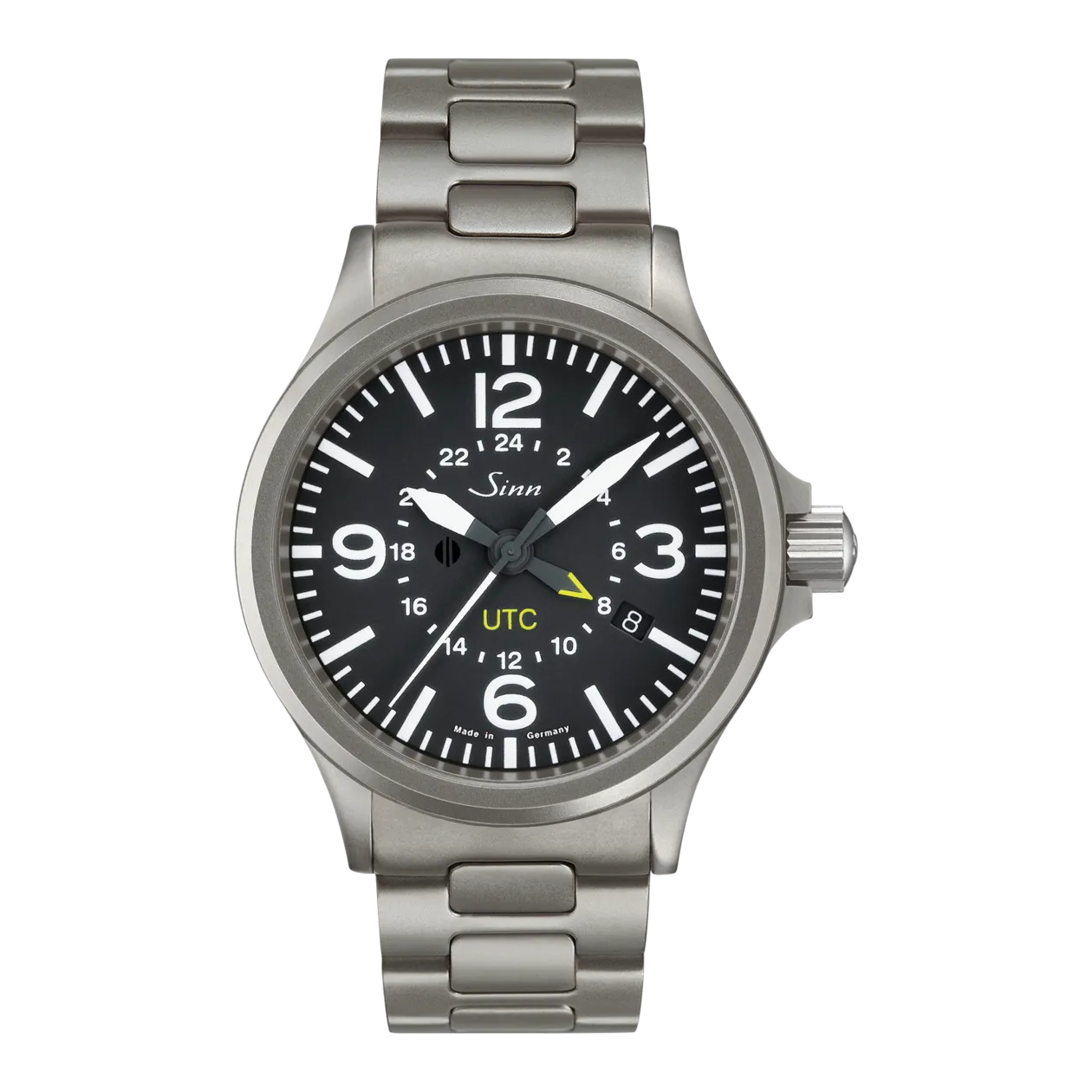 Sinn 856 UTC Pilot Watch, Silver-Coloured