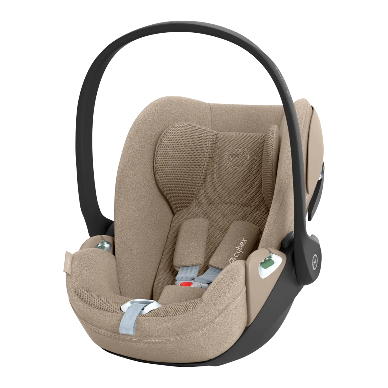 CYBEX Cloud T i-Size Plus Infant Car Seat, Cozy Beige / Beige